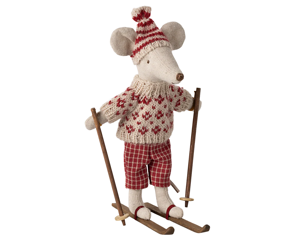 Winter Mouse With Ski Set | Mum (3Y+)