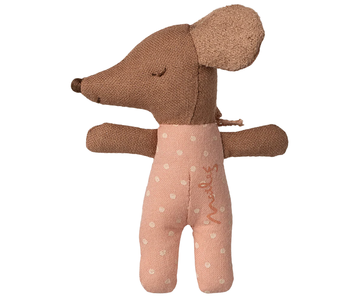 Sleepy Wakey Baby Mouse In Matchbox - Rose 2025 (3Y+)