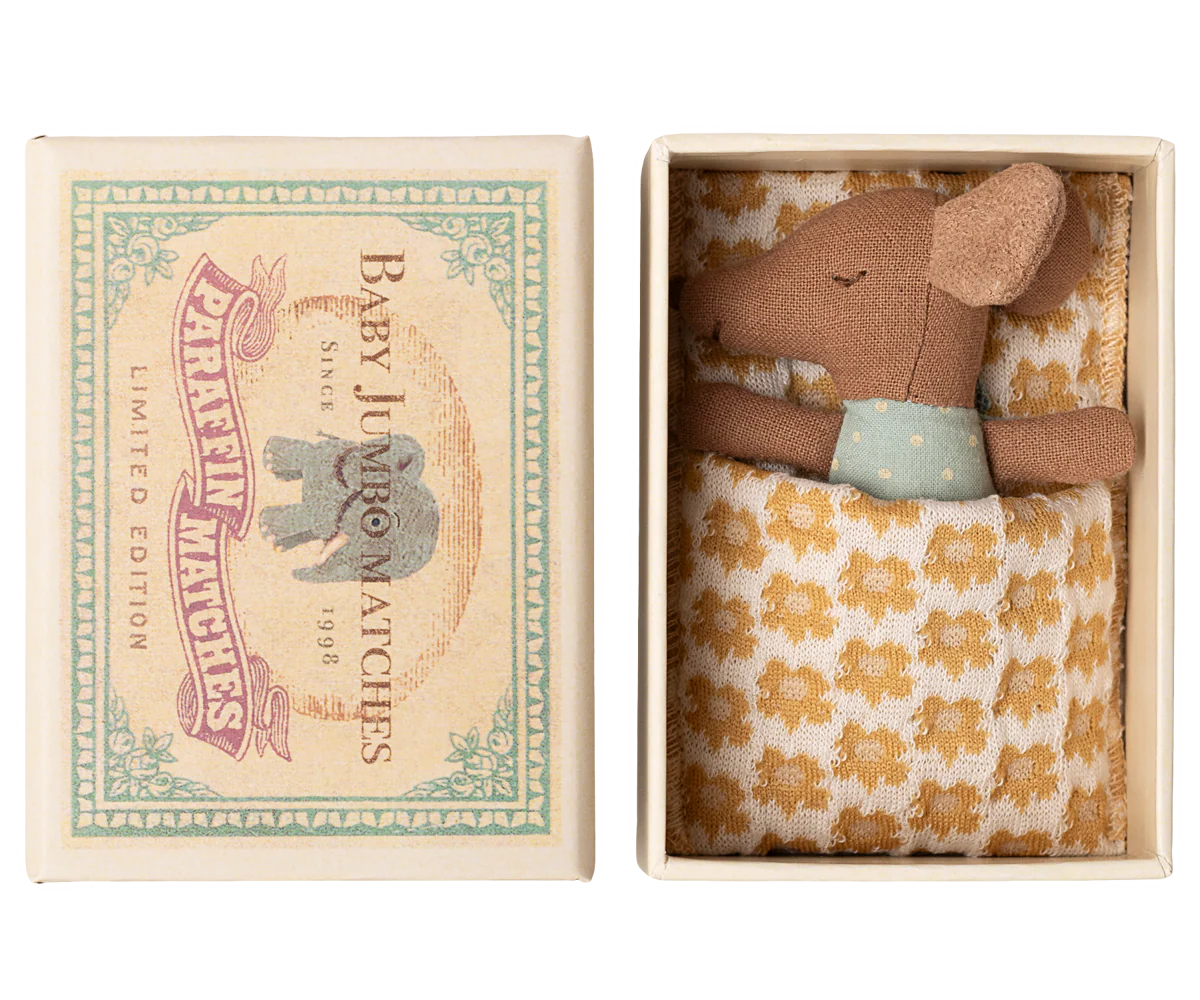 Sleepy Wakey Baby Mouse In Matchbox - Blue 2025 (3Y+)