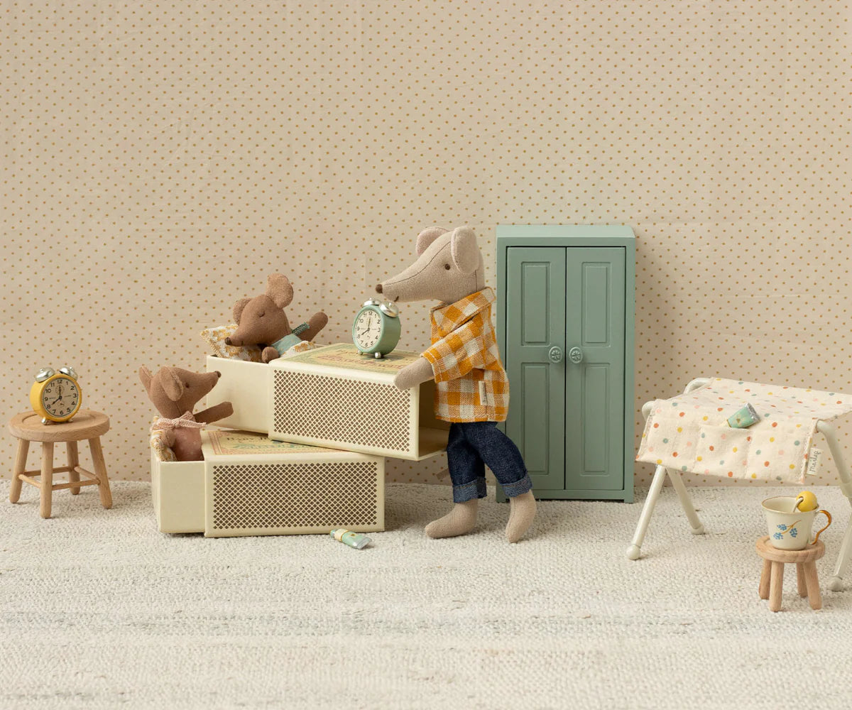 Sleepy Wakey Baby Mouse In Matchbox - Rose 2025 (3Y+)