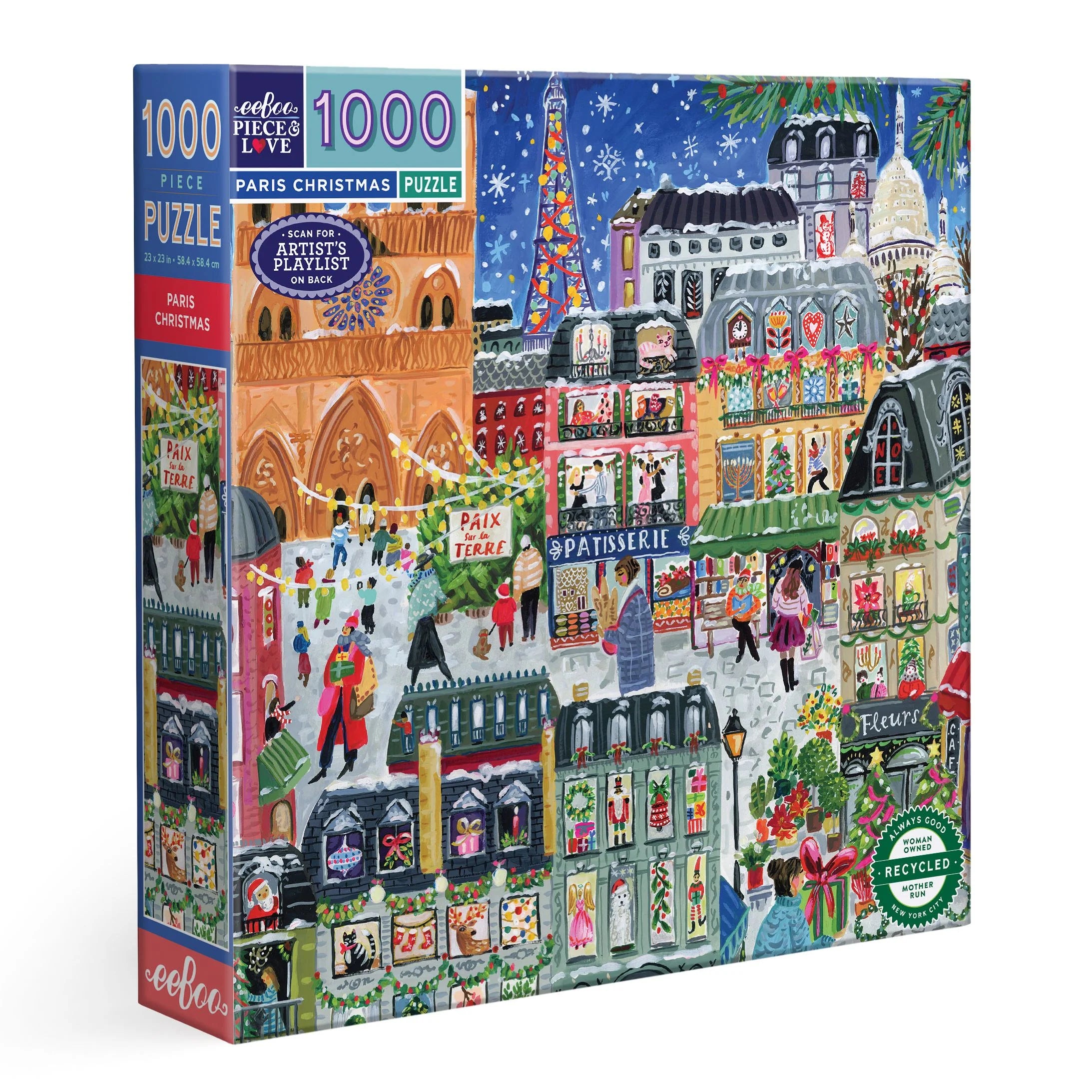 Paris Christmas 1000 Piece Puzzle