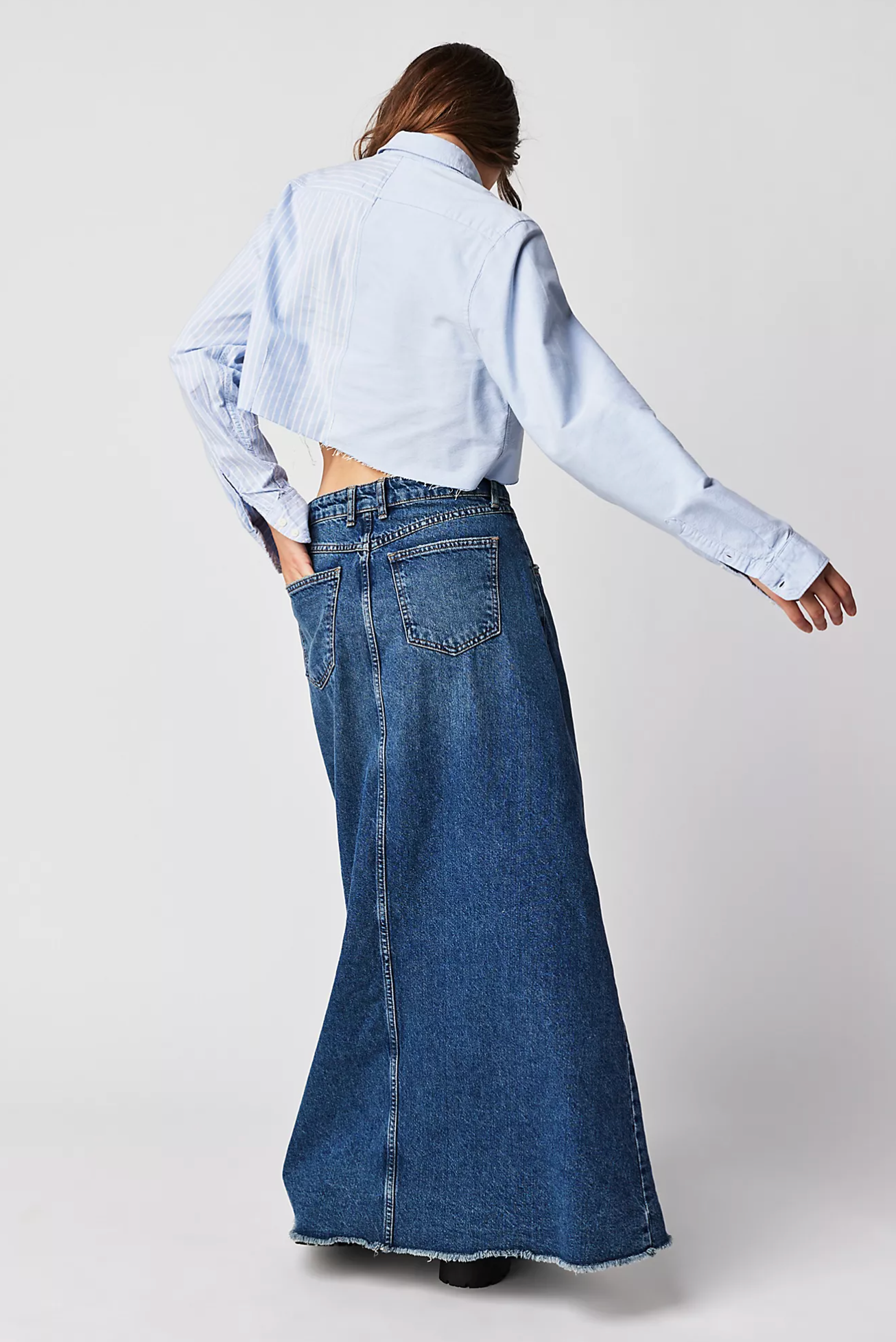 Come As You Are Denim Maxi