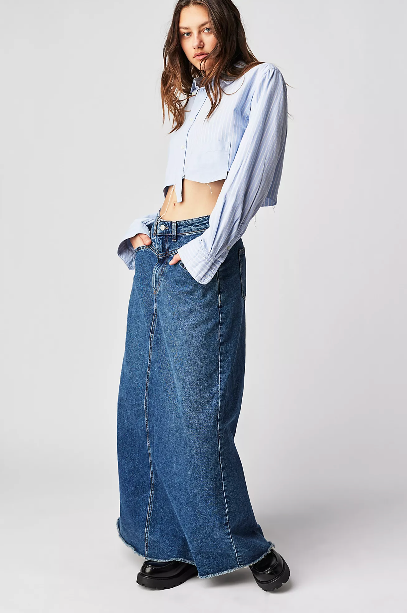 Come As You Are Denim Maxi