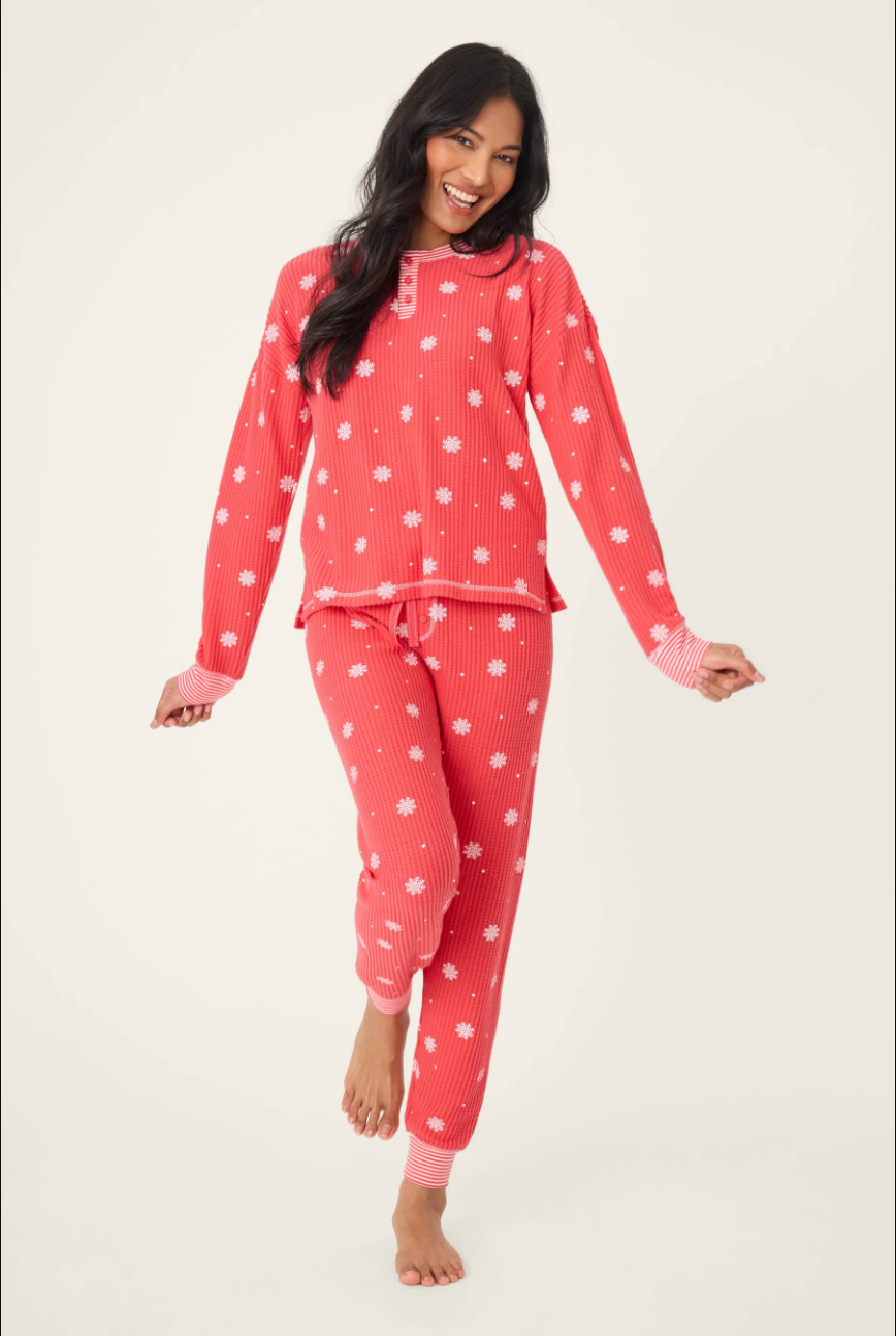 Snowflake Ski Jammie Set