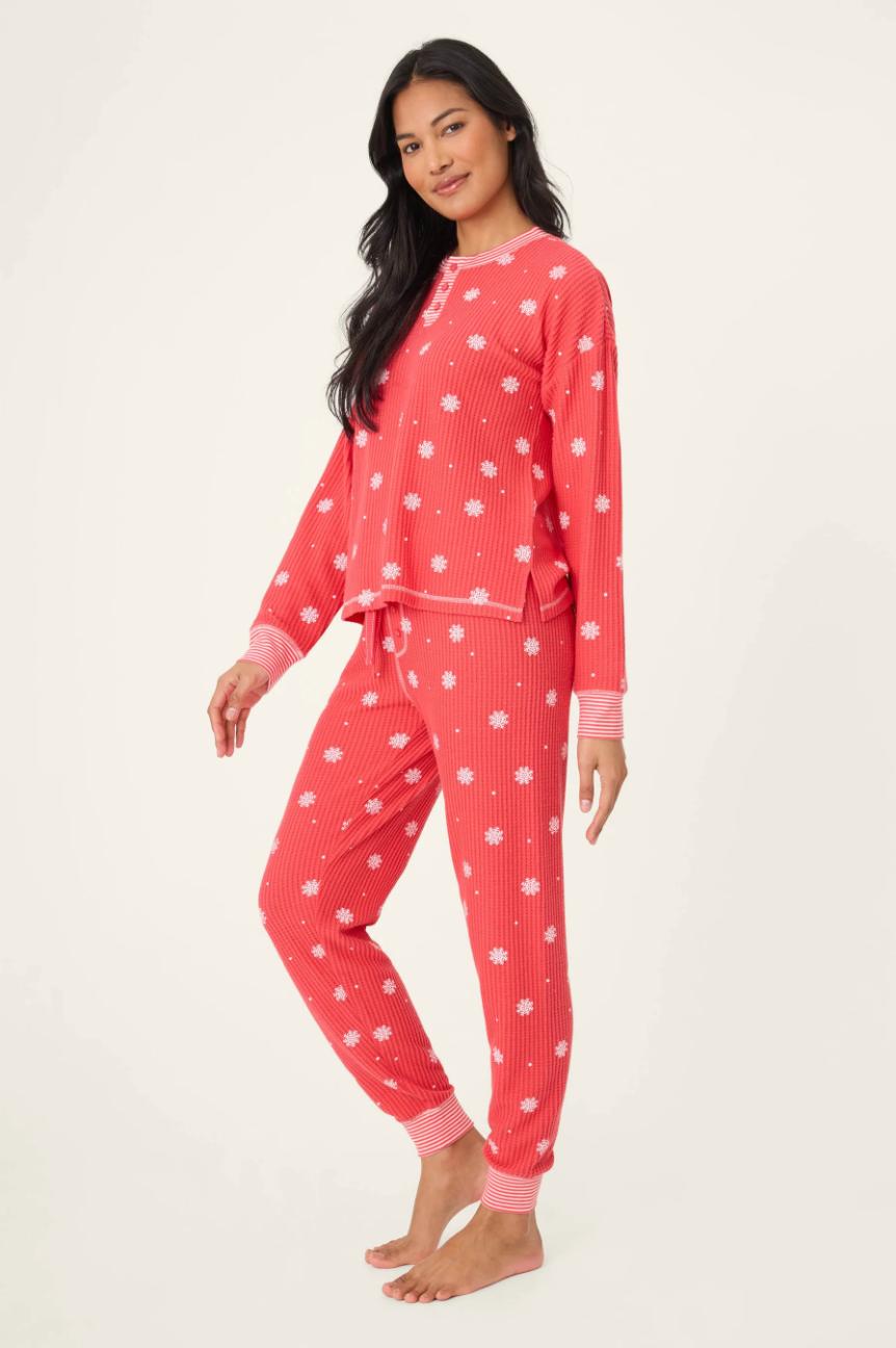 Snowflake Ski Jammie Set