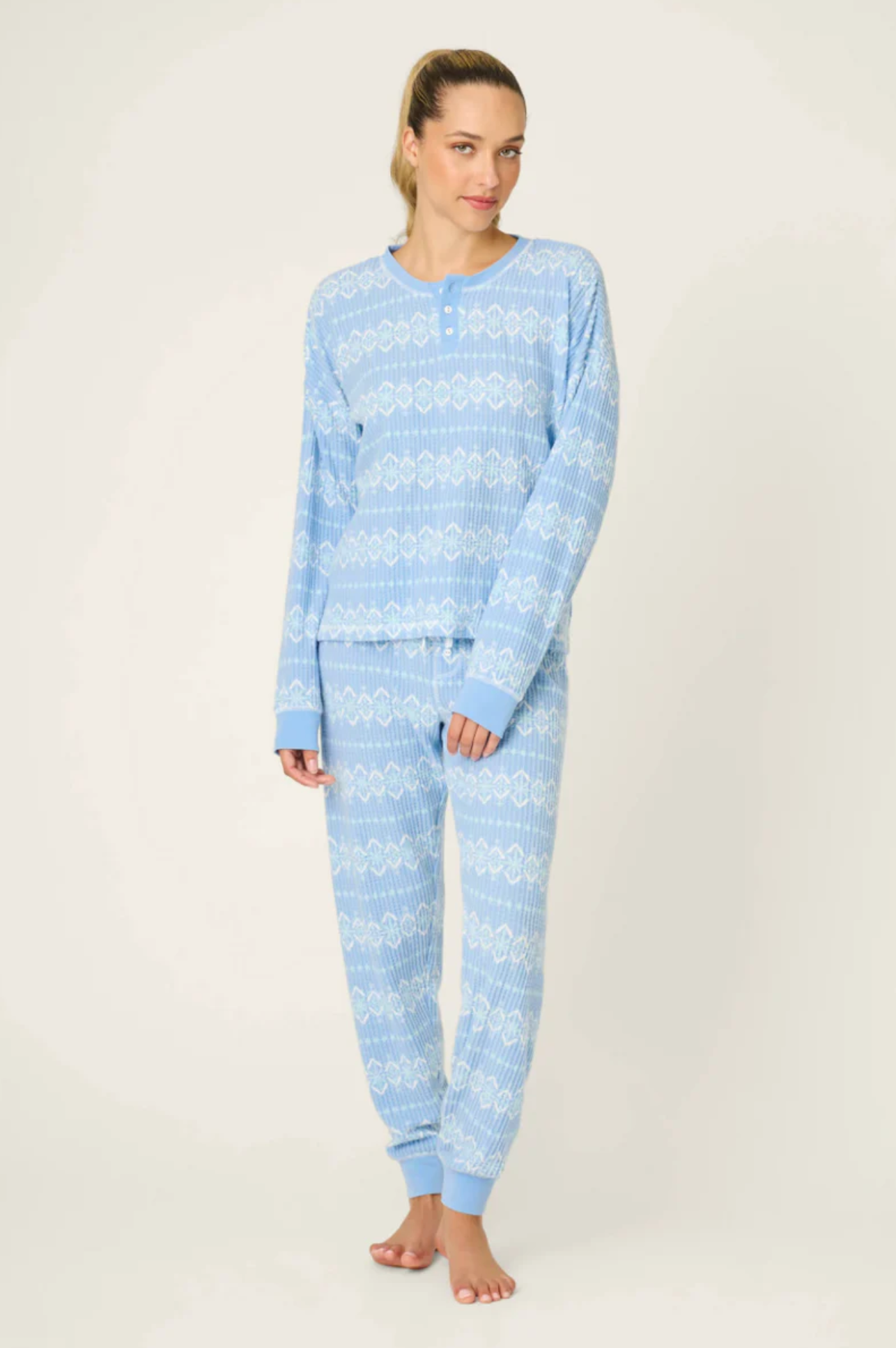 Fair Isle Ski Jammie Set