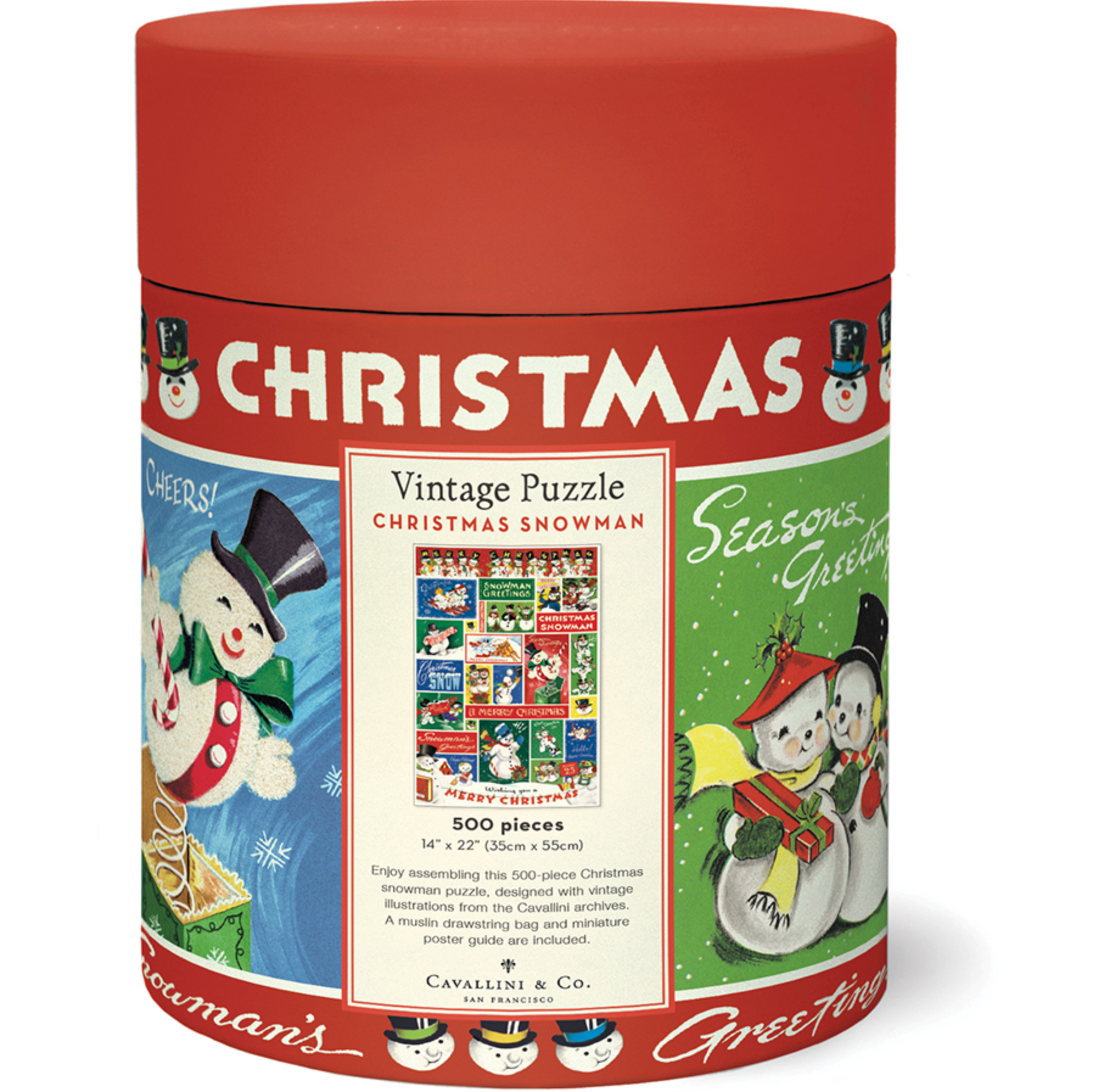 Snowman 500 Piece Puzzle