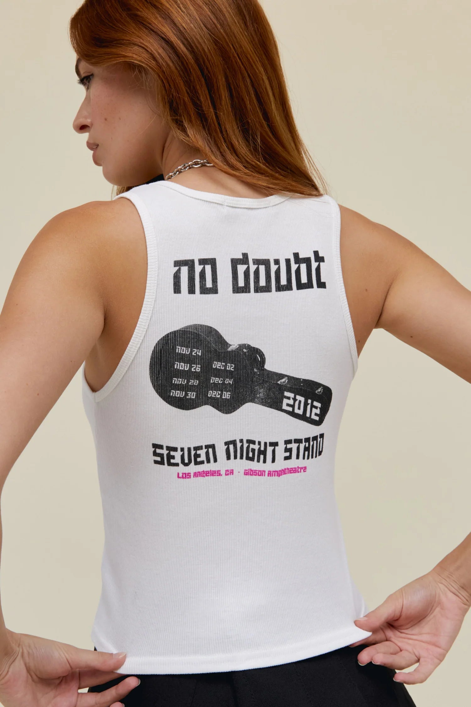 No Doubt Seven Night Stand Ribbed Tank