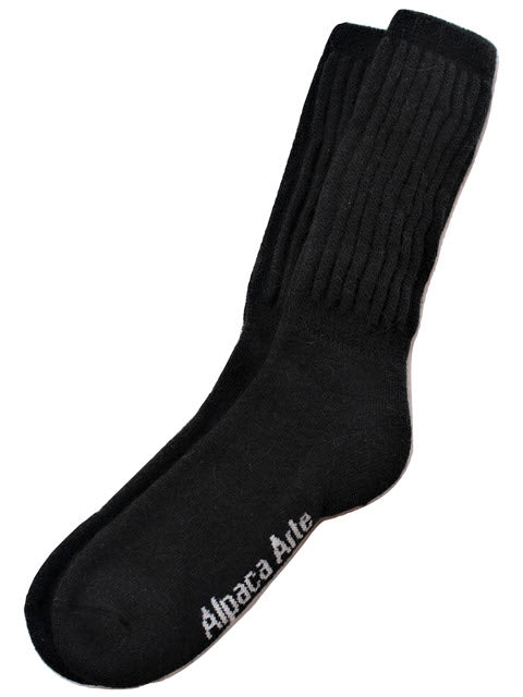 Solid Alpaca Sock | Black