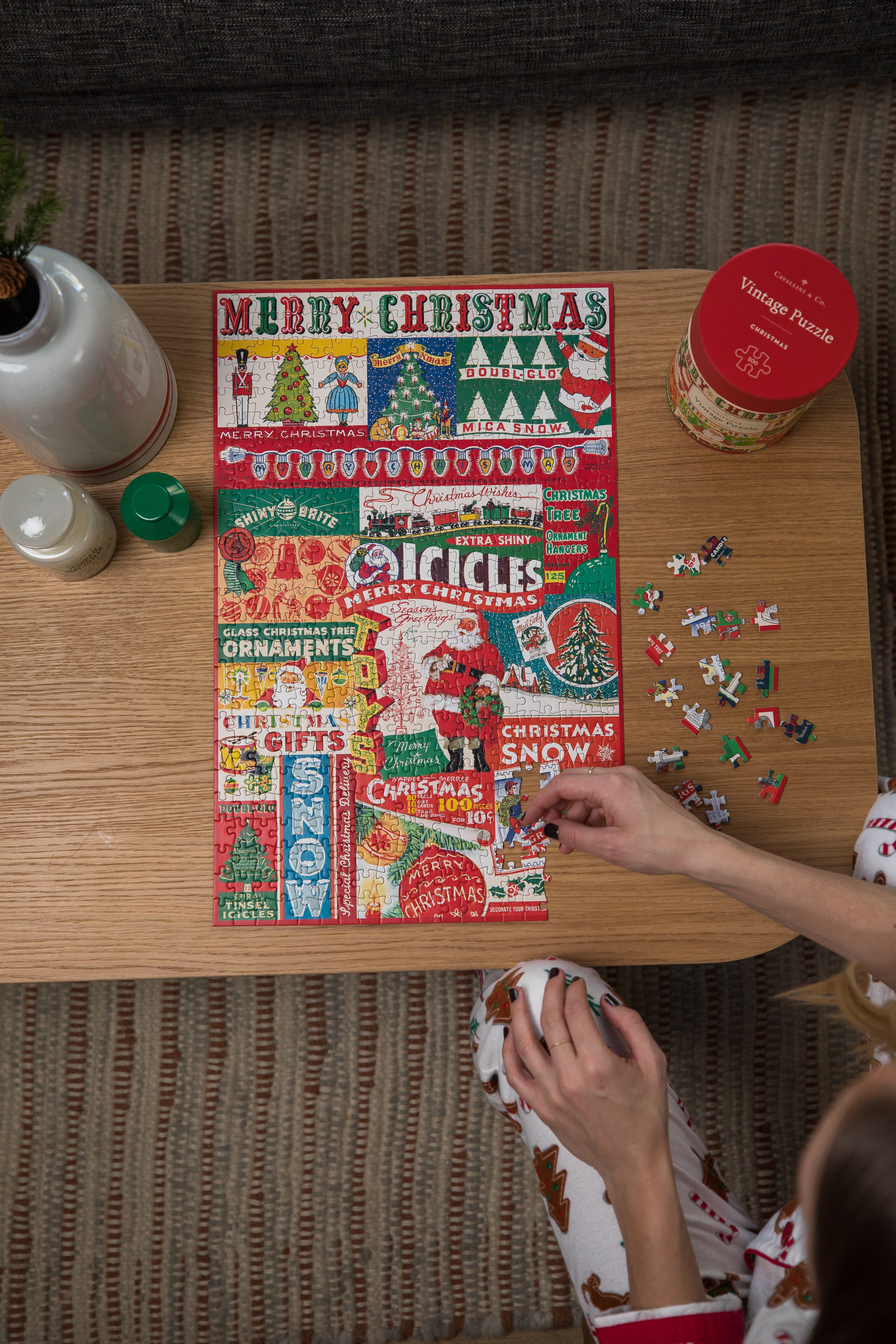 Vintage Christmas Puzzle