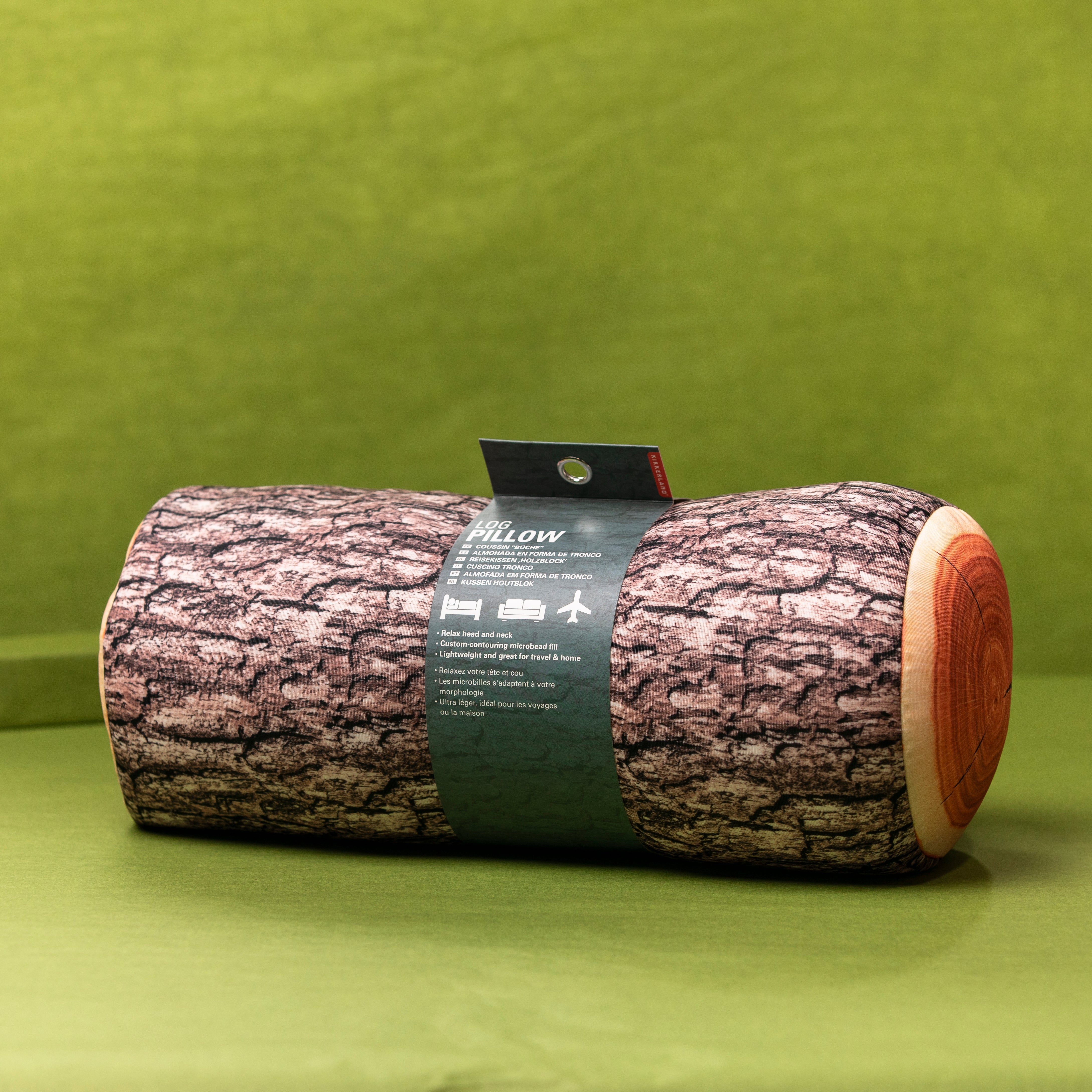 Kikkerland Log Pillow - Log Pillow - Home Decor - Women's Clothing Store - Women's Shoes - Shoe Store - Accessories - O KOO RAN - Big Bear Lake California