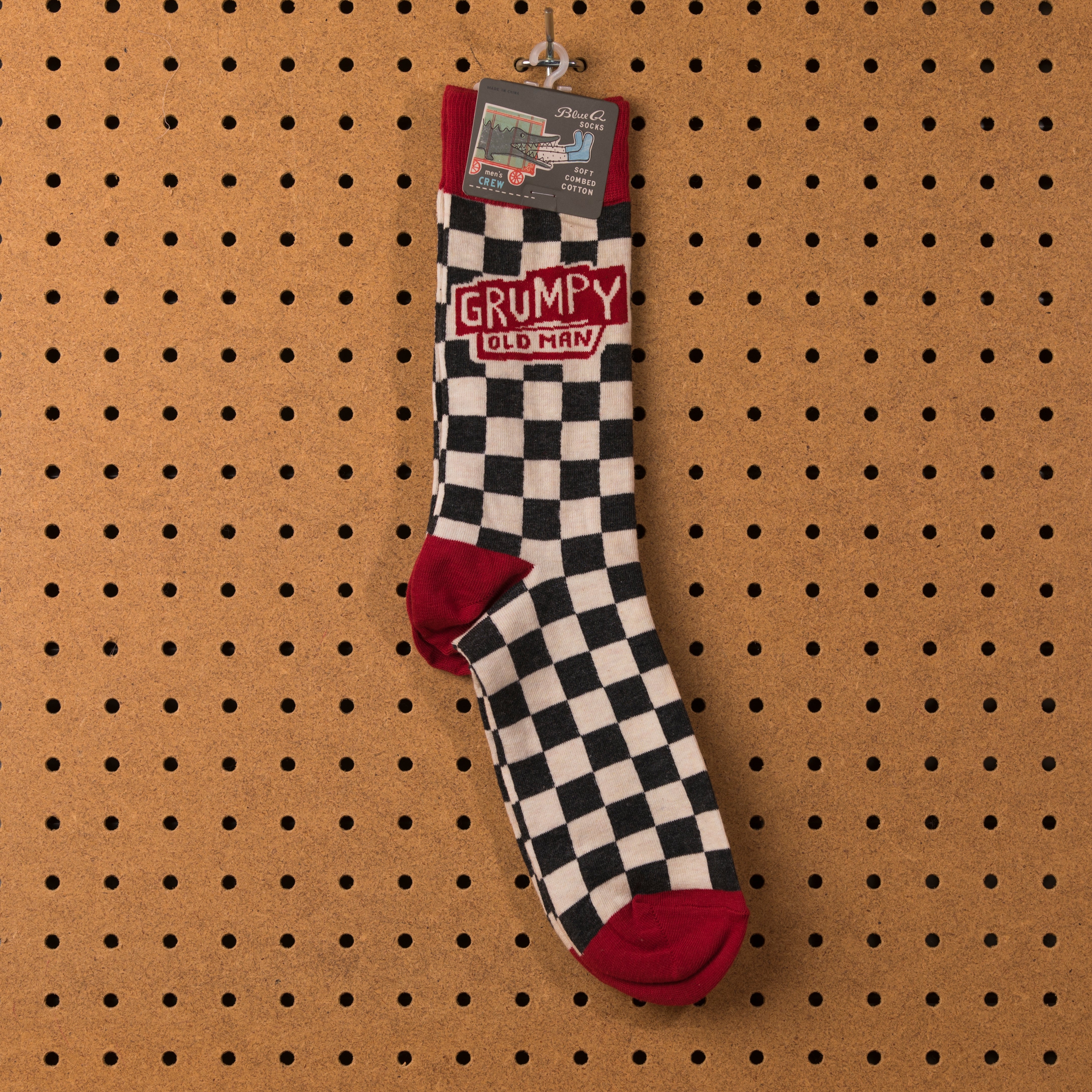 Blue Q - Grumpy Old Man Crew Socks | Men's