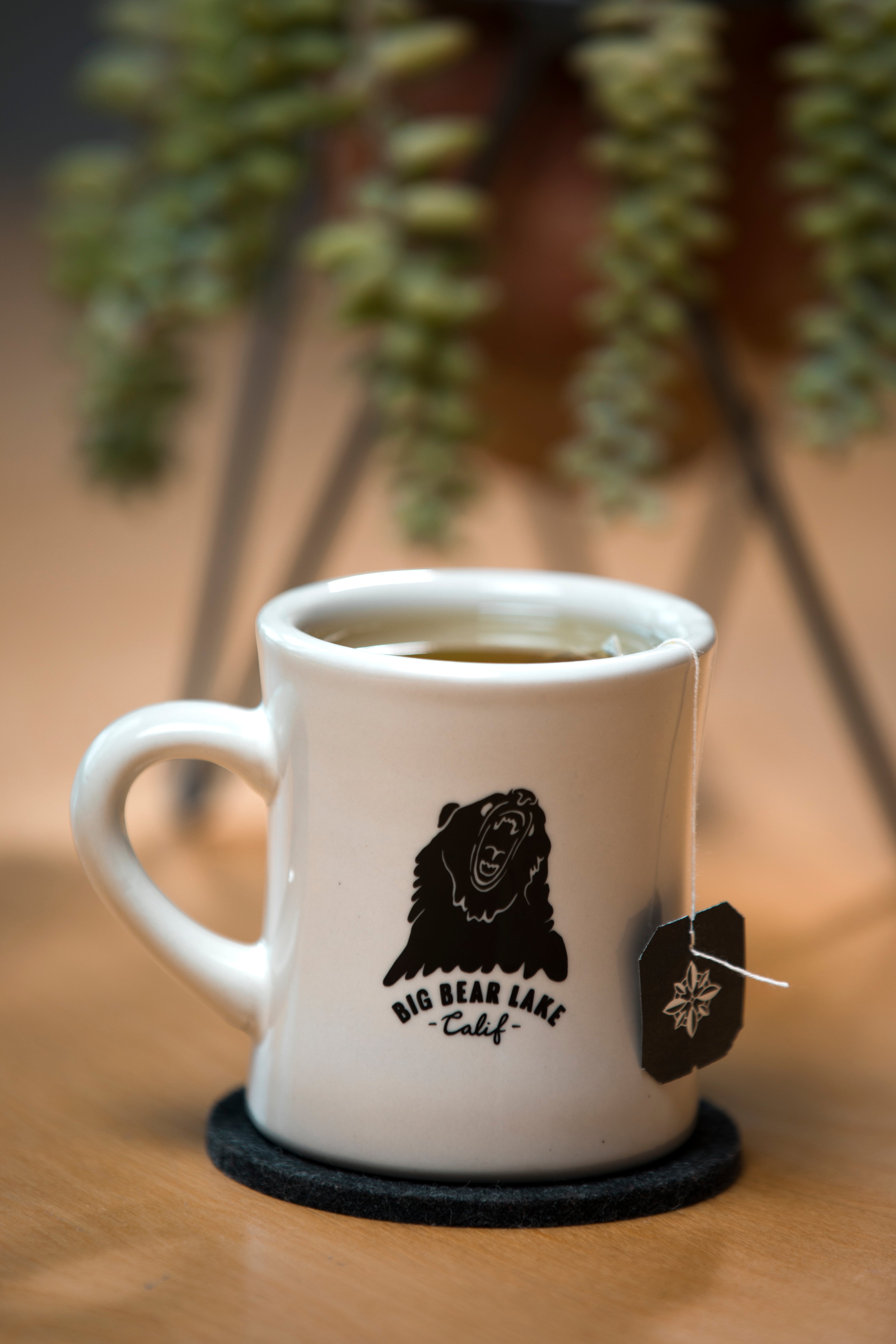 Big Bear Lake Diner Mug - Custom Logo Coffee Mug - Glassware - Custom Made - Old School - Women's Clothing Store - Boutique - O KOO RAN - Big Bear Lake California