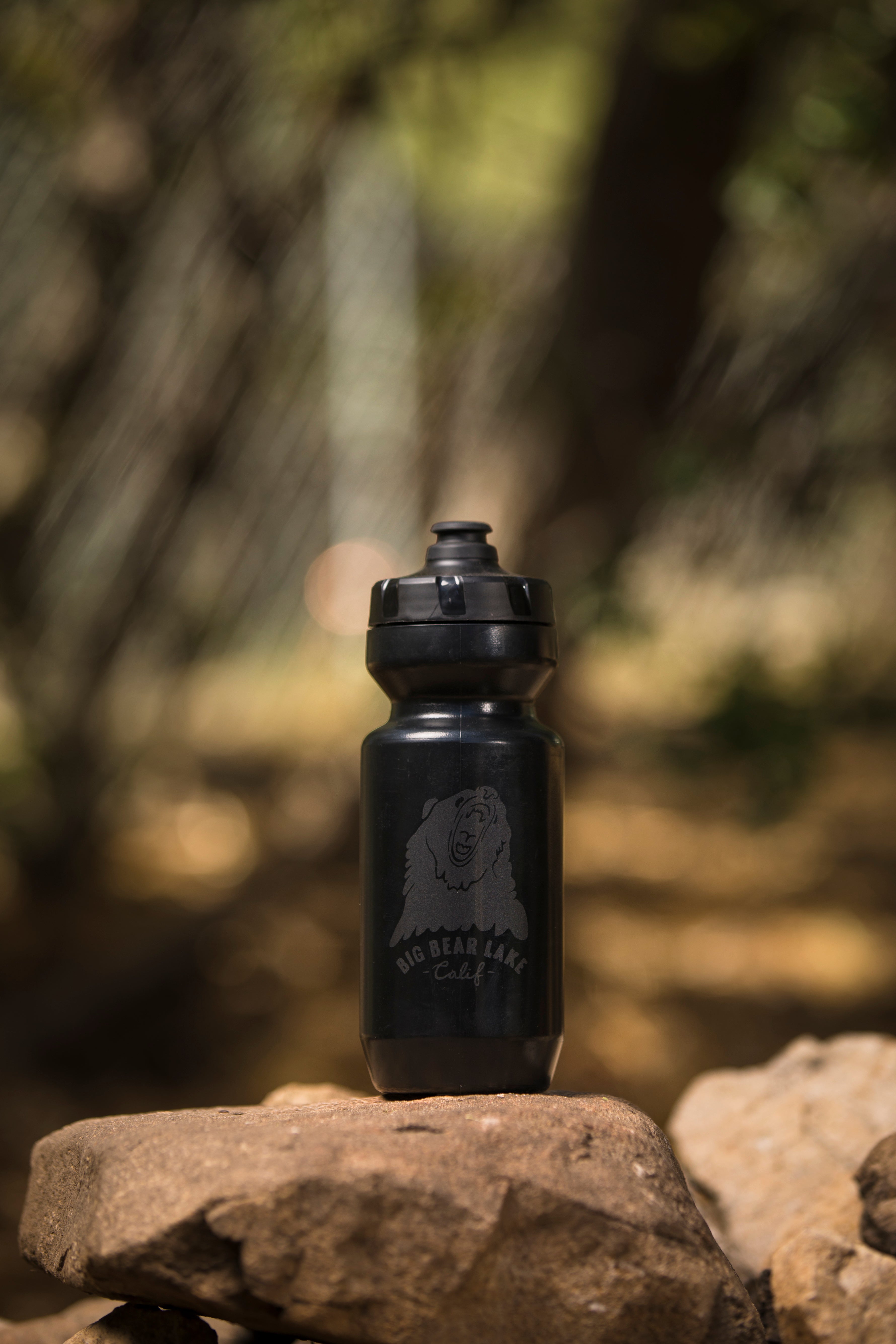 Big Bear Lake Purist Water Bottle Black - Specialized Bottle - Hiking - Biking - Camping - Drink - Women's Clothing Store - O KOO RAN - Big Bear Lake California