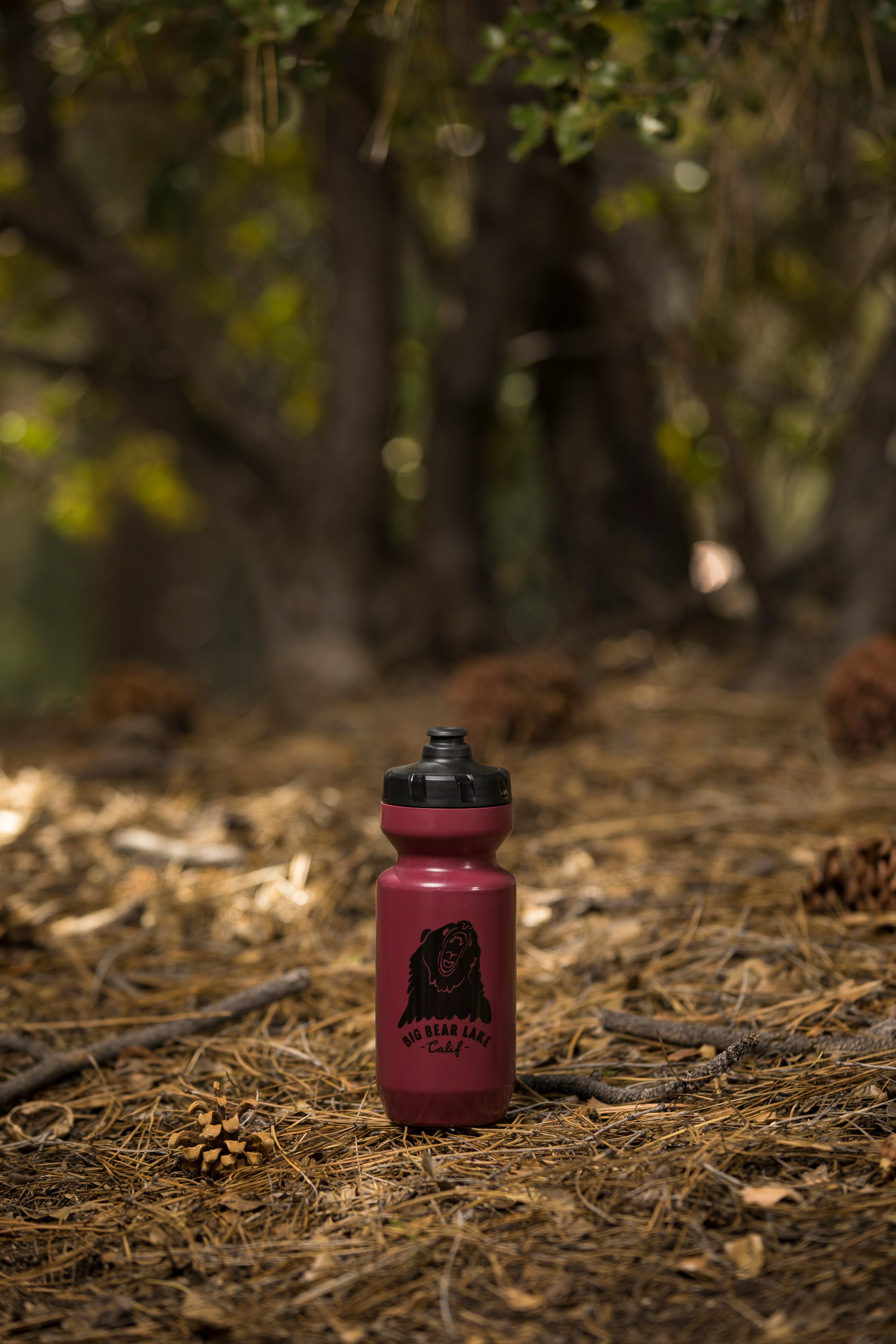 Big Bear Lake Purist Water Bottle Manzanita Red - Specialized Bottle - Hiking - Biking - Camping - Drink - Women's Clothing Store - O KOO RAN - Big Bear Lake California