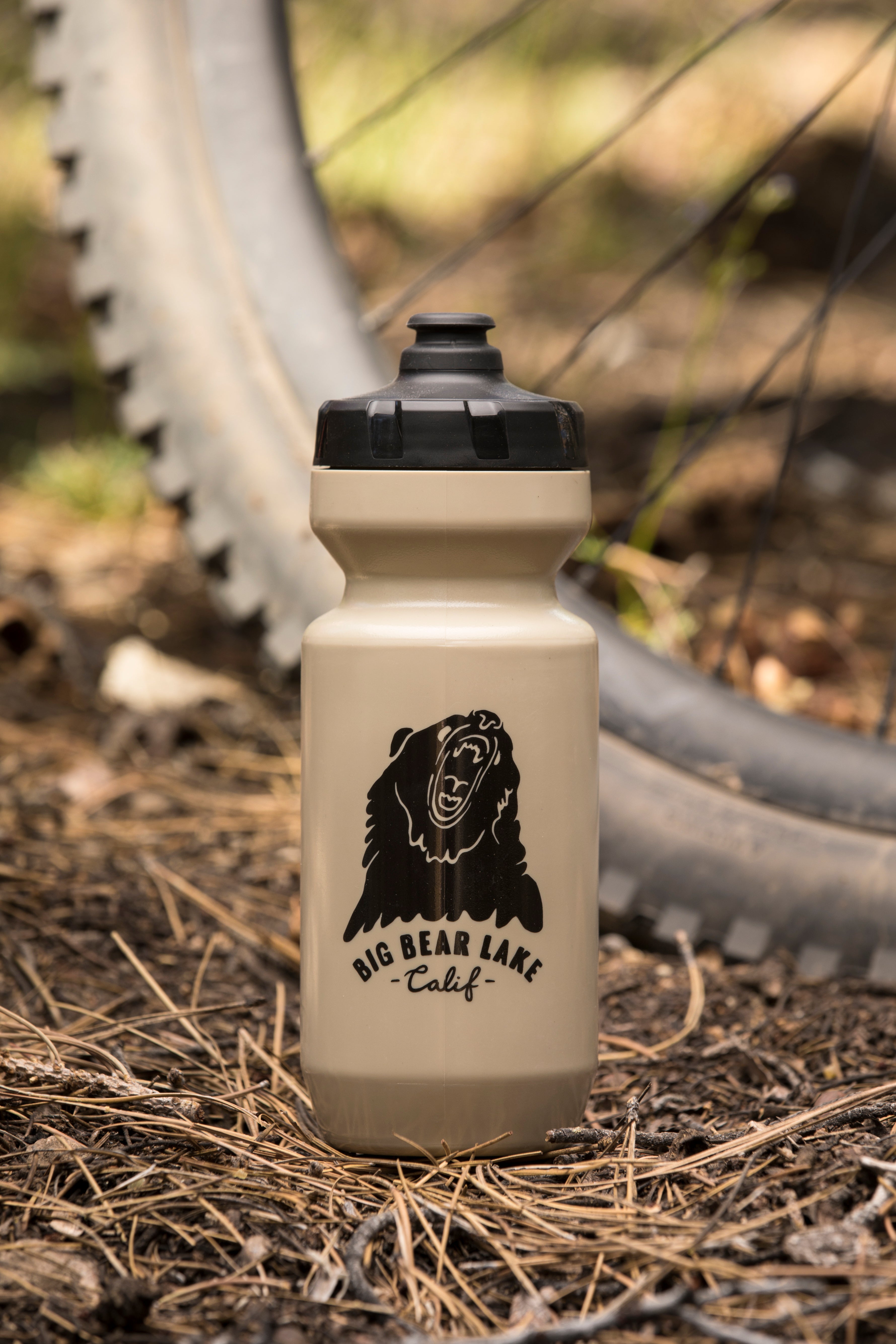 Big Bear Lake Purist Water Bottle Sierra Tan - Specialized Bottle - Hiking - Biking - Camping - Drink - Women's Clothing Store - O KOO RAN - Big Bear Lake California