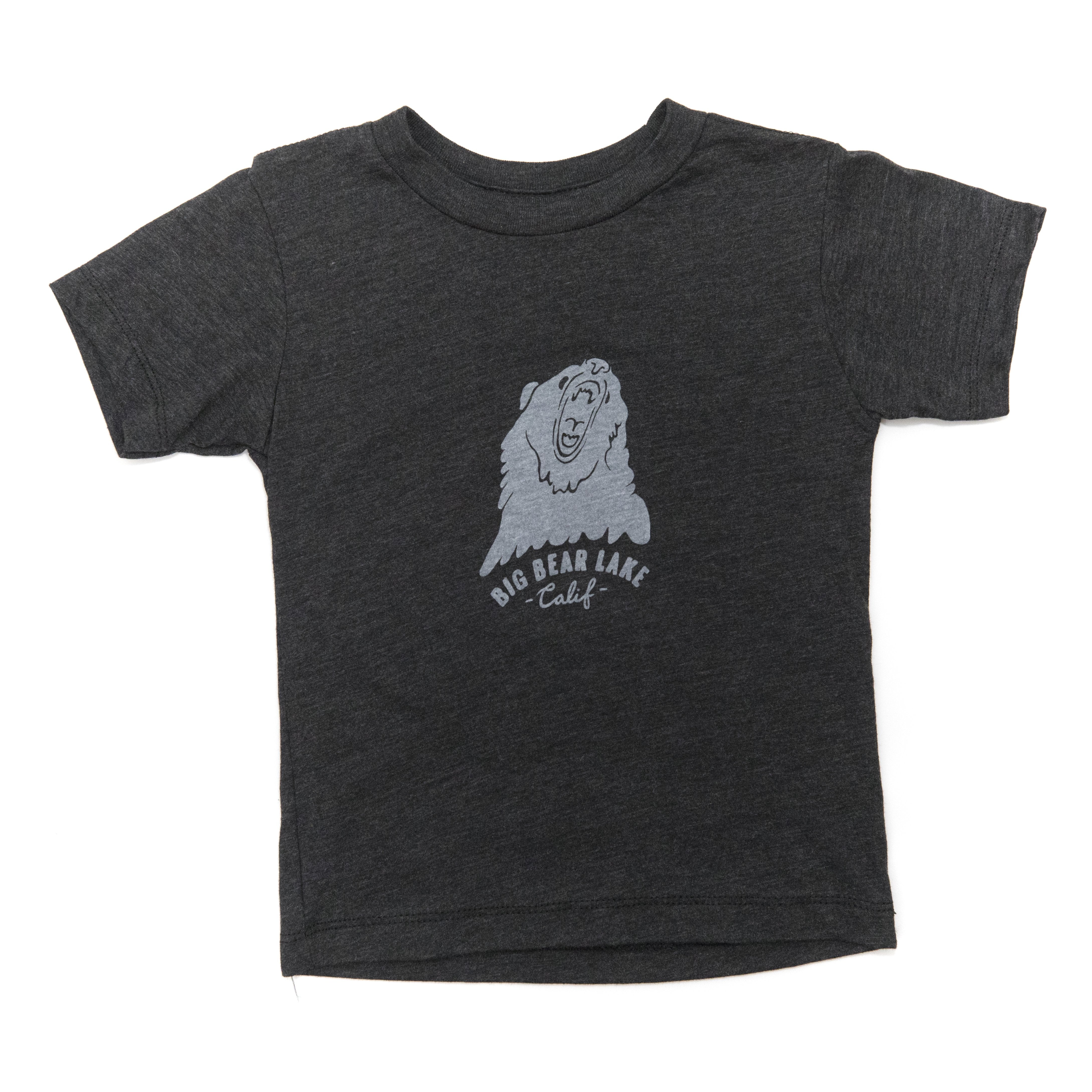 Big Bear Lake Charcoal Toddler Tee - Toddler Shirt - Kid's Shirt - Children's Clothes - Big Bear Tee - Big Bear Lake Tee - Children's Clothing Store - Baby Store - Camp Crib - O KOO RAN - Big Bear Lake California