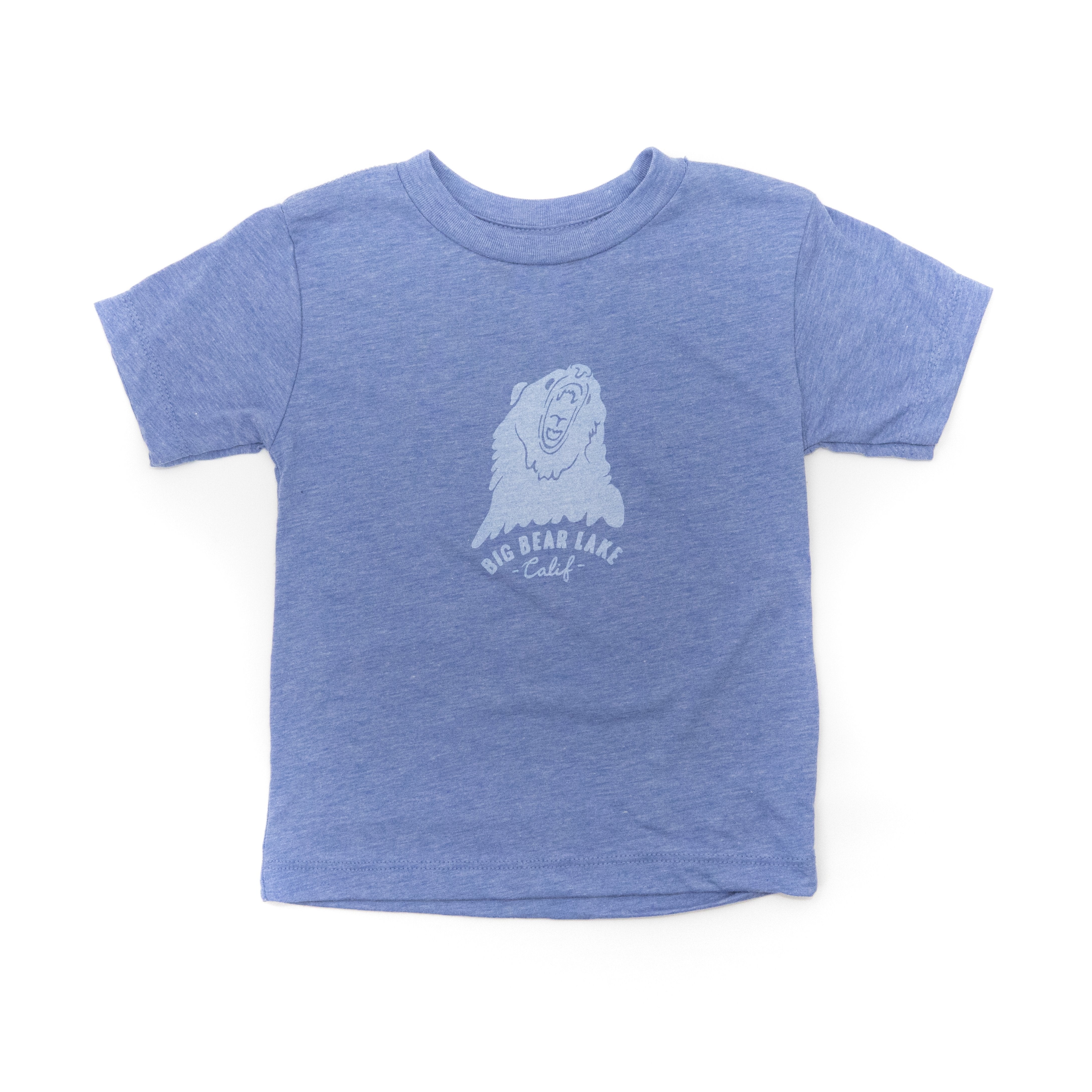 Big Bear Lake Blue Baby Tee - Baby Shirt - Kid's Shirt - Children's Clothes - Big Bear Tee - Big Bear Lake Tee - Children's Clothing Store - Baby Store - Camp Crib - O KOO RAN - Big Bear Lake California