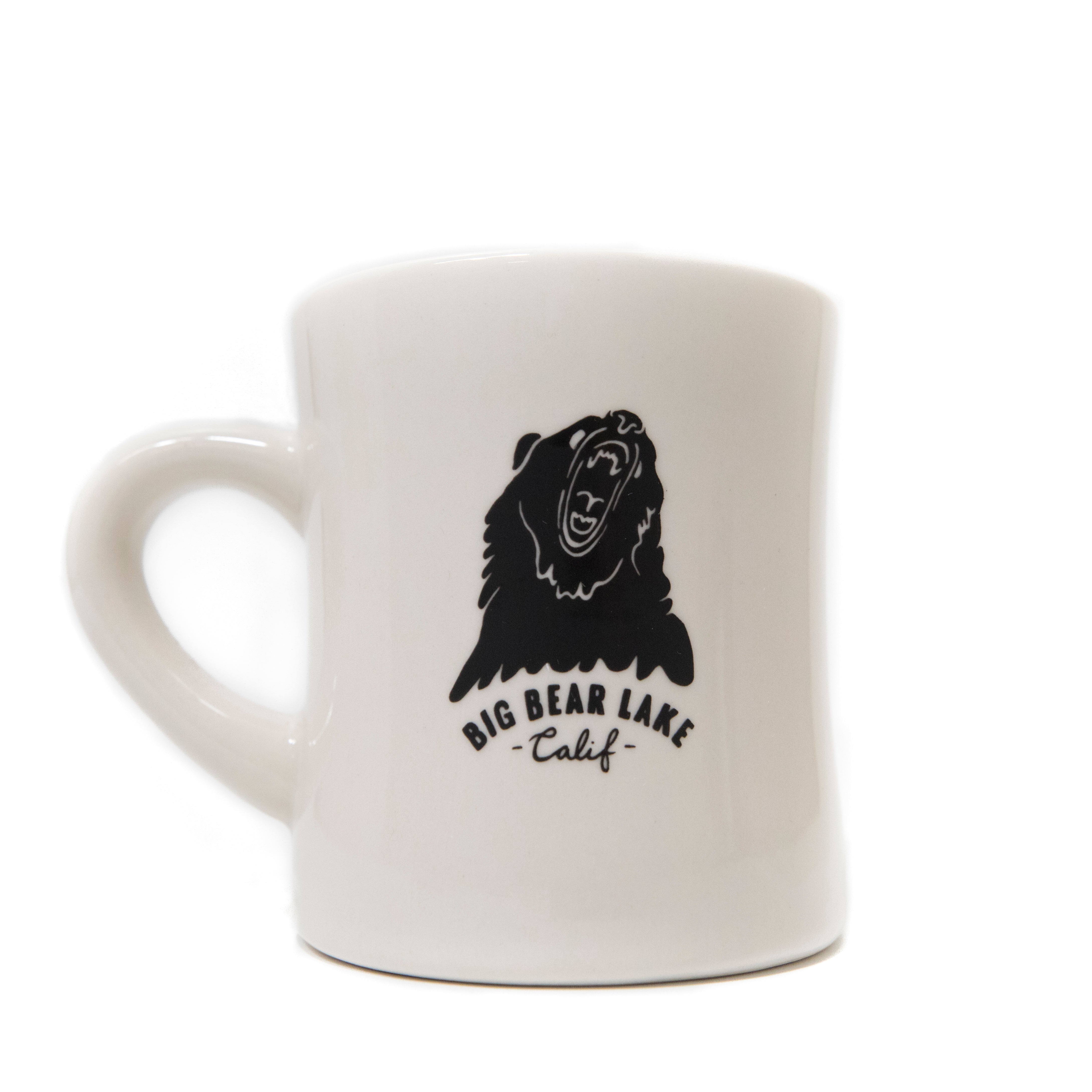 Big Bear Lake Diner Mug - Custom Logo Coffee Mug - Glassware - Custom Made - Old School - Women's Clothing Store - Boutique - O KOO RAN - Big Bear Lake California
