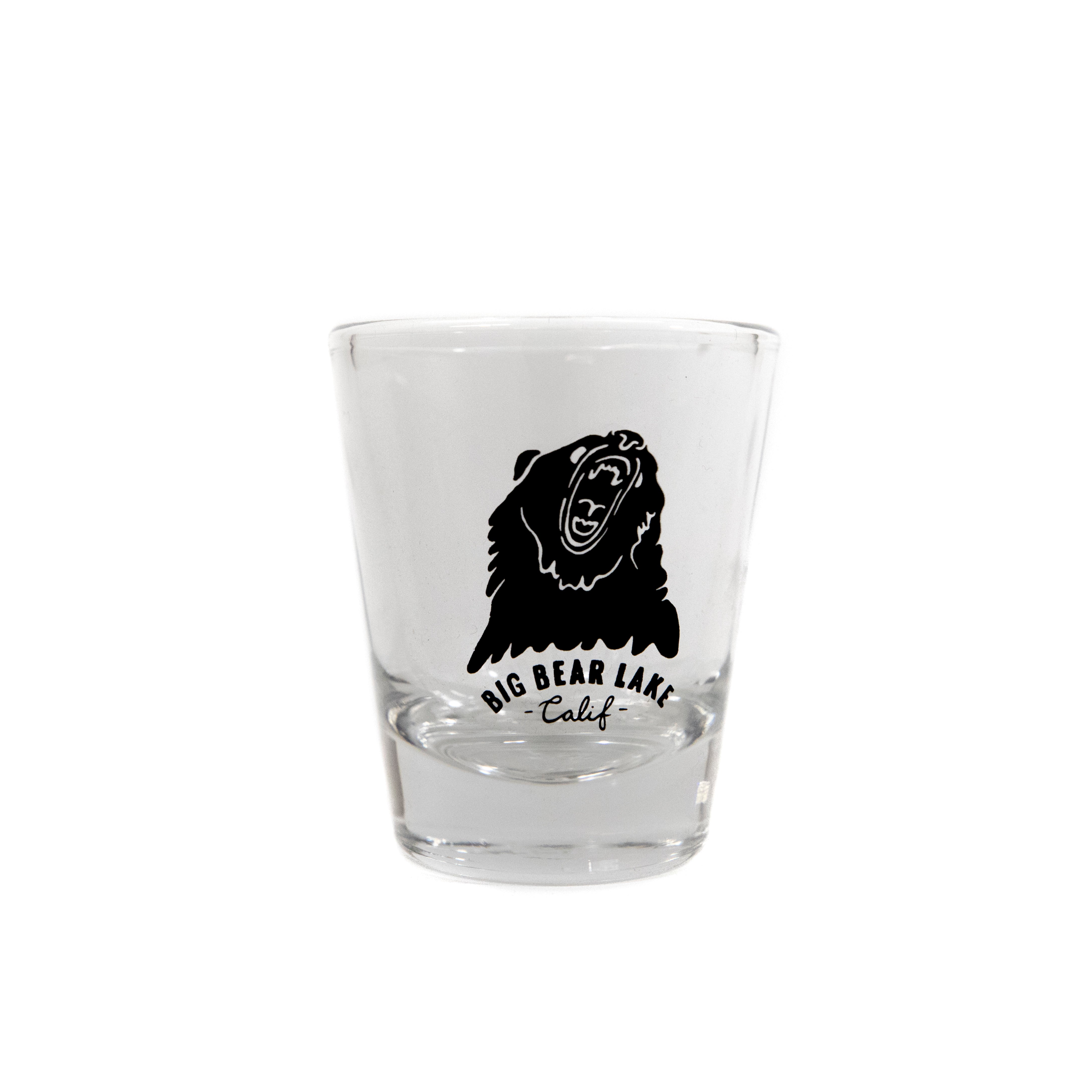 Big Bear Lake Shot Glass - Glassware - Custom Logo - Souvenir - Women's Clothing Store - Boutique - O KOO RAN - Big Bear Lake California