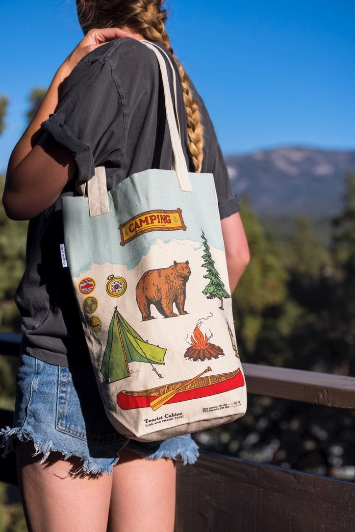 Camping Tote Bag