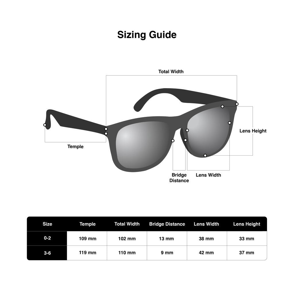 Hipsterkid Black Baby Sunglasses - Infant Glasses - Baby Glasses - Sunglasses - Baby Sunnies - Children's Clothing Store - Kid's Store - Baby Store - Camp Crib - Big Bear Lake California