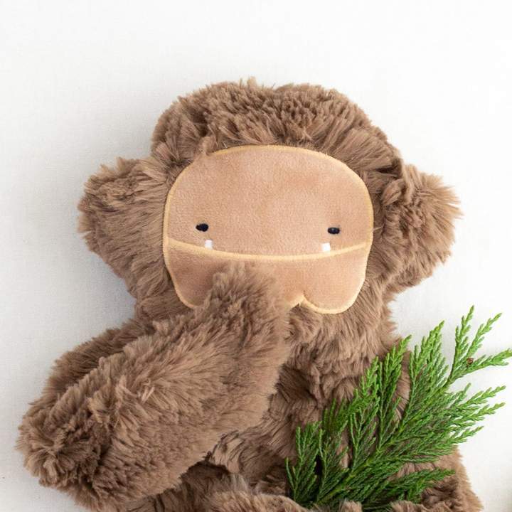 Slumberkins Bigfoot Snuggler Bundle - Baby Stuffed Animal - Security Blanket - Children's Boutique - Baby Clothing Store - Camp Crib - Big Bear Lake California