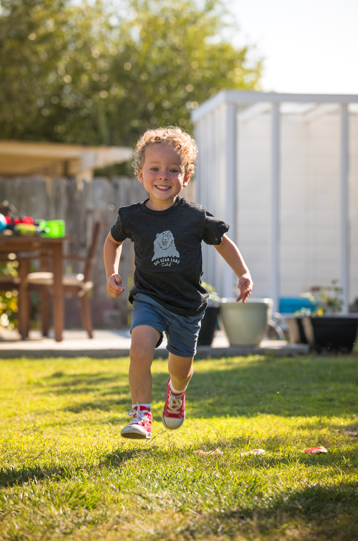 Big Bear Lake Charcoal Toddler Tee - Toddler Shirt - Kid's Shirt - Children's Clothes - Big Bear Tee - Big Bear Lake Tee - Children's Clothing Store - Baby Store - Camp Crib - O KOO RAN - Big Bear Lake California