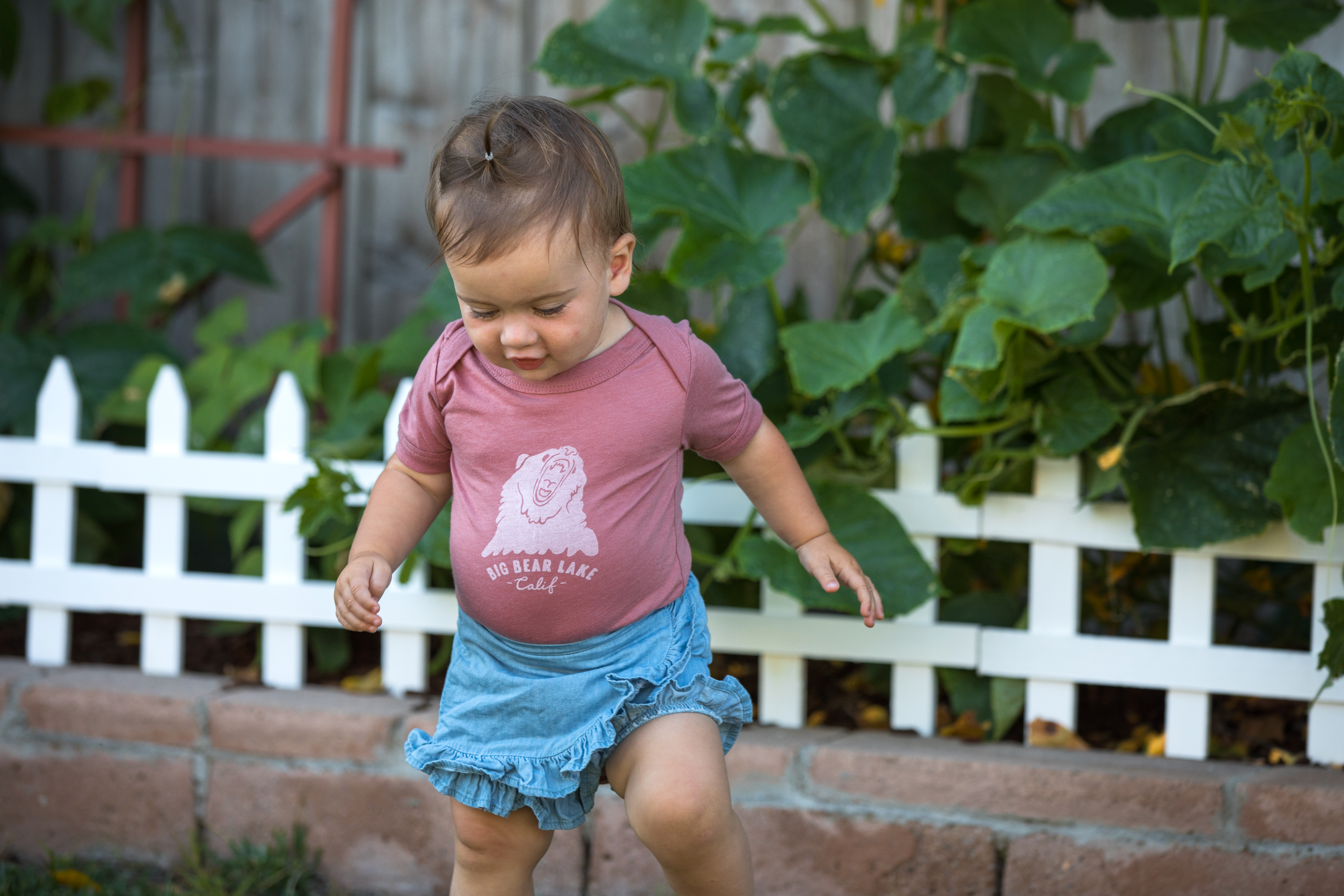 Big Bear Lake Mauve Onesie - Big Bear Lake One Piece - Baby Onesie - Infant Onesie - Cute Onesie - Infant Clothing - Children's Store - Baby Store - Camp Crib - O KOO RAN - Big Bear Lake California
