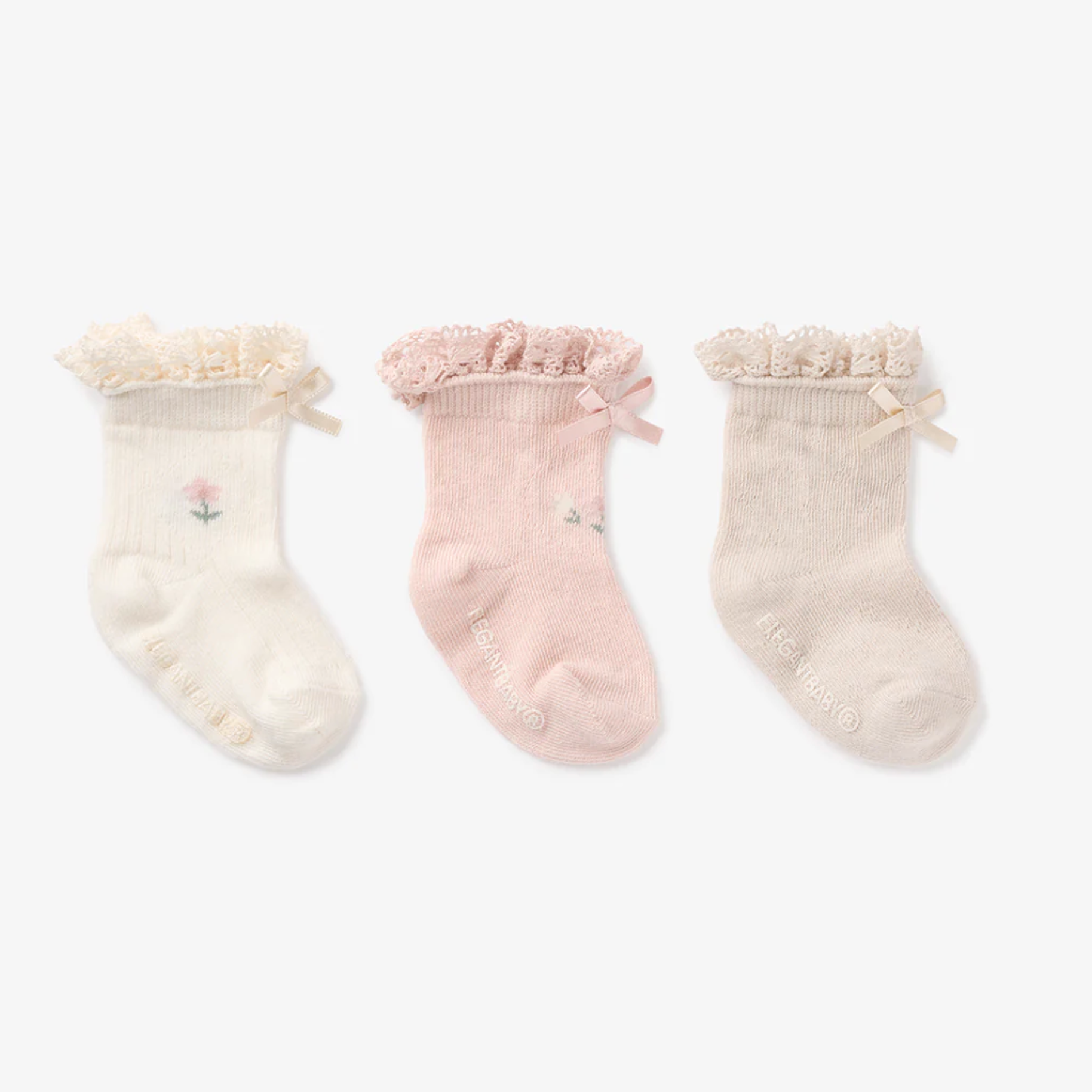 Floral Ankle Socks 3 Pack