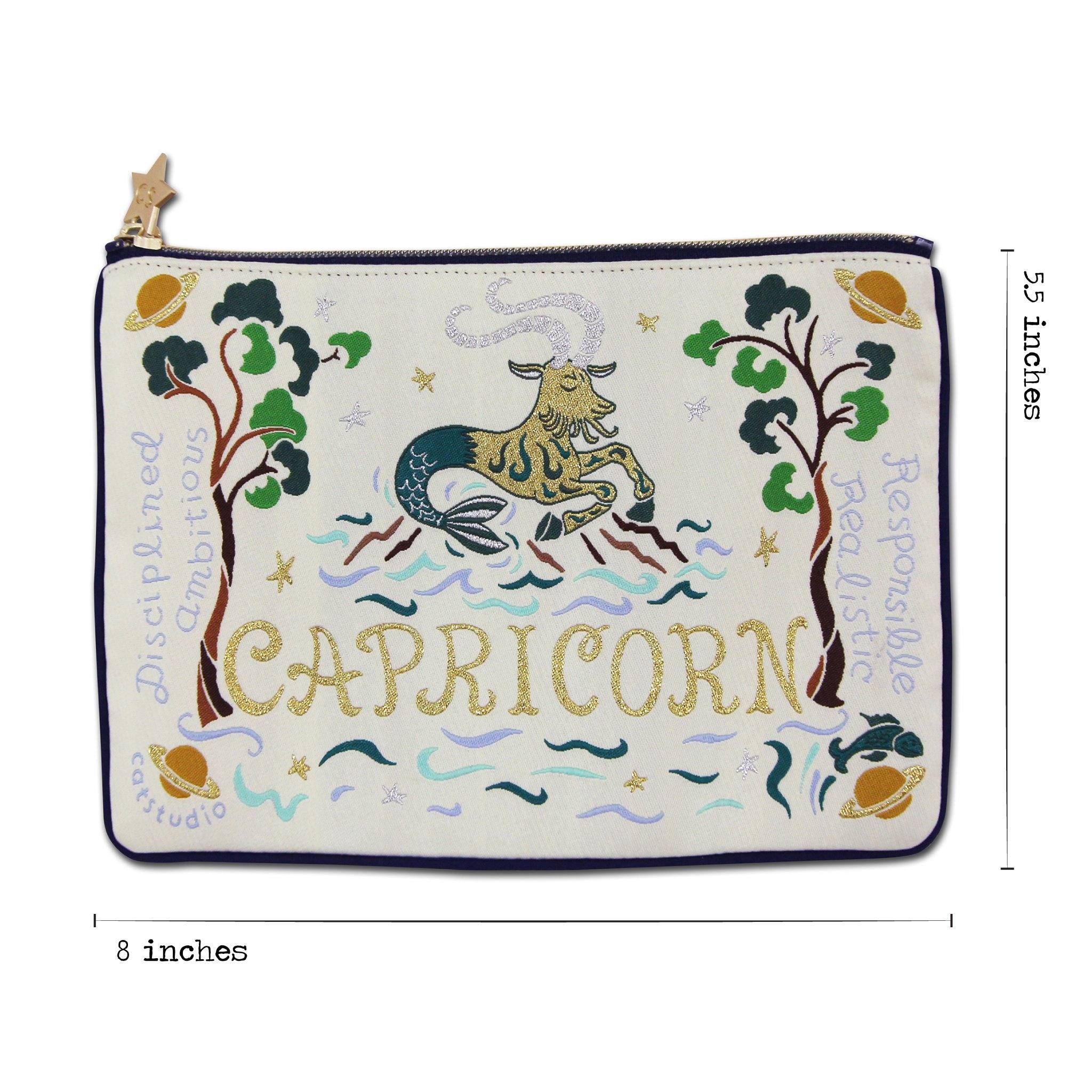 Capricorn Astrology Zip Pouch