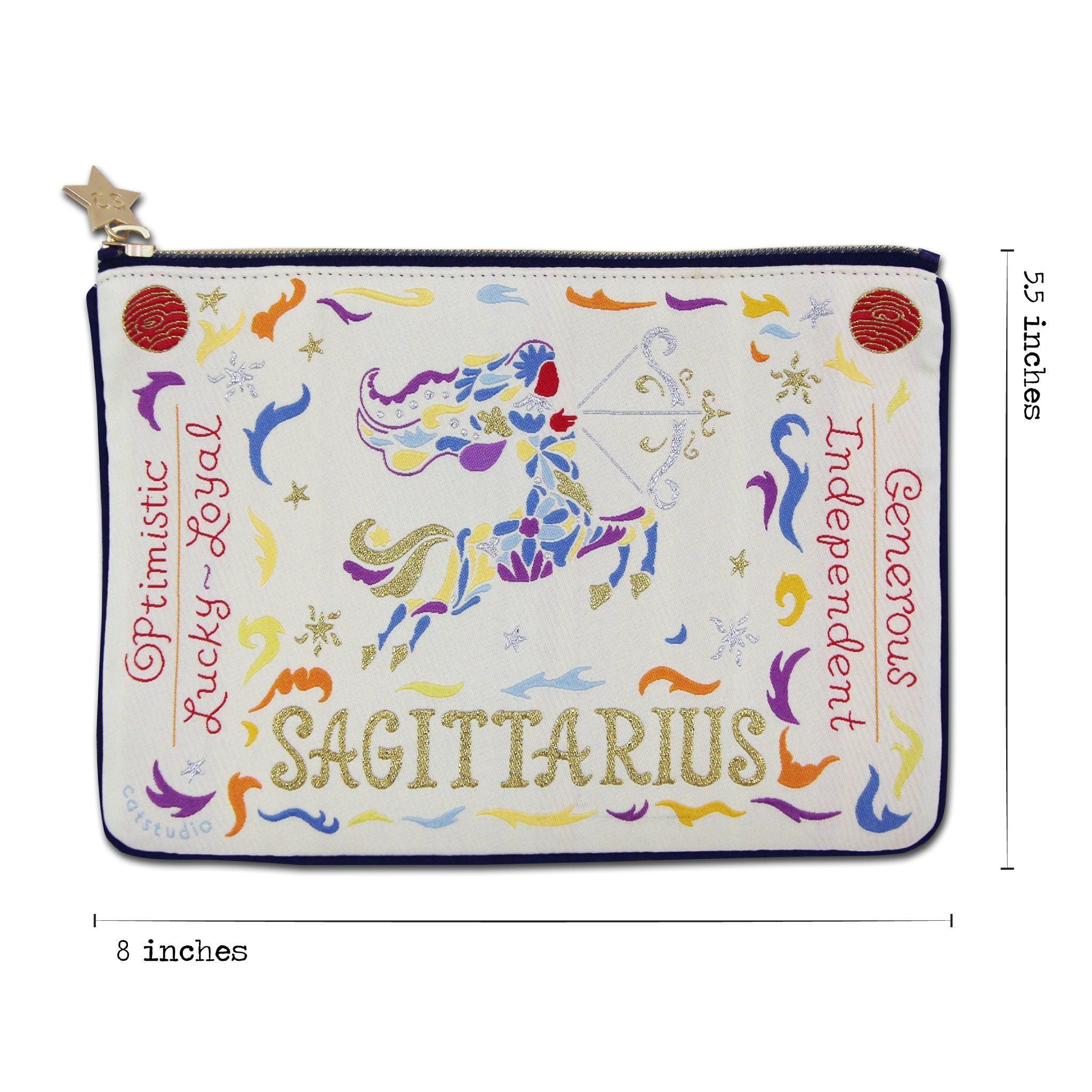 Sagittarius Astrology Zip Pouch
