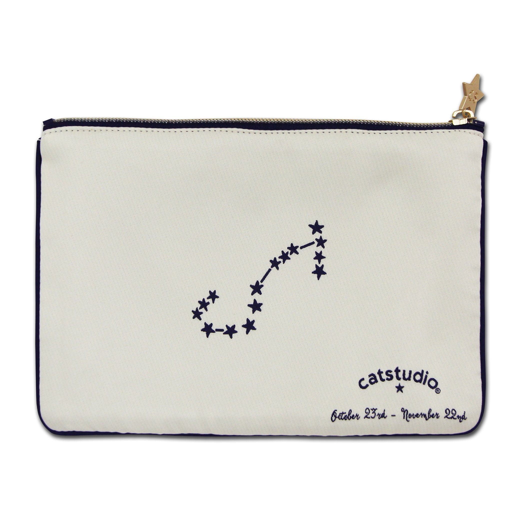 Scorpio Astrology Zip Pouch
