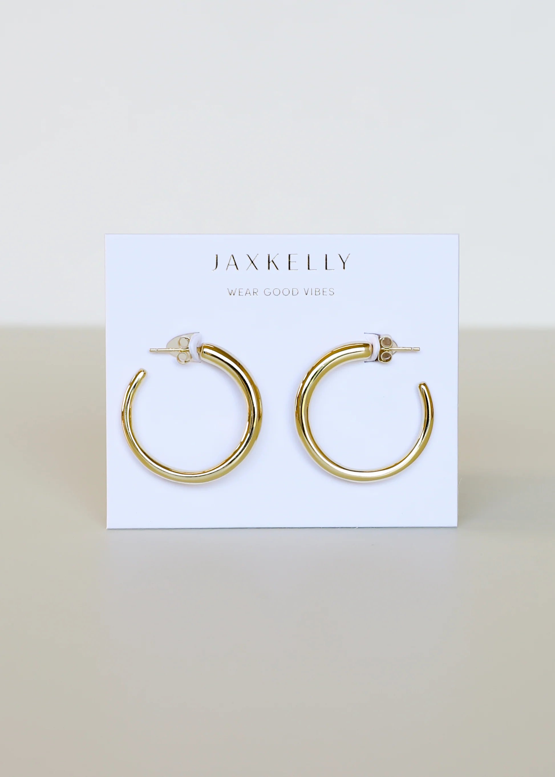 Medium Everyday Hoops - Gold
