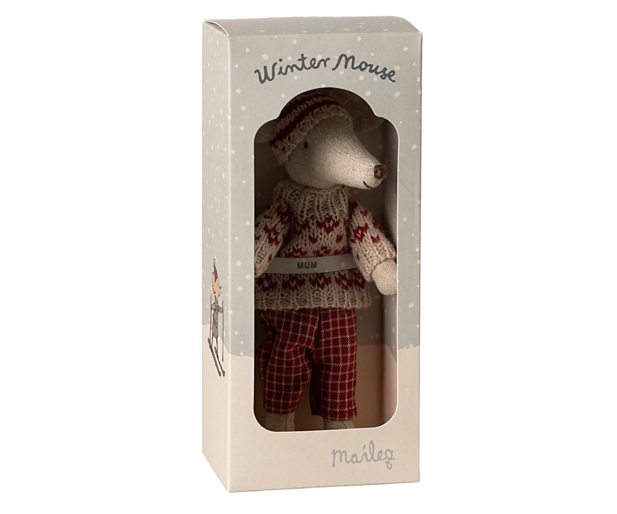 Winter Mouse With Ski Set | Mum (3Y+)