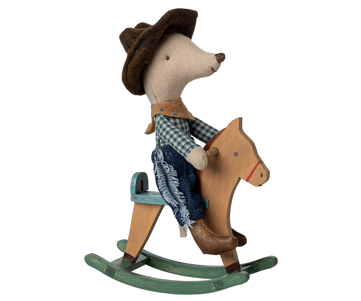 Cowboy Mouse on Rocking Horse, Little Brother (3Y+)