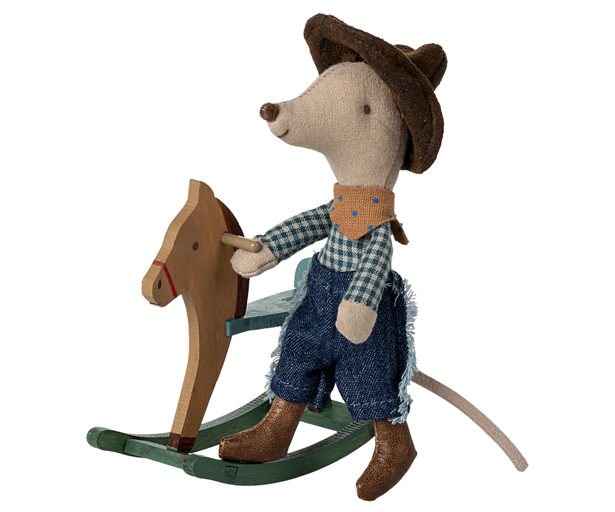 Cowboy Mouse on Rocking Horse, Little Brother (3Y+)