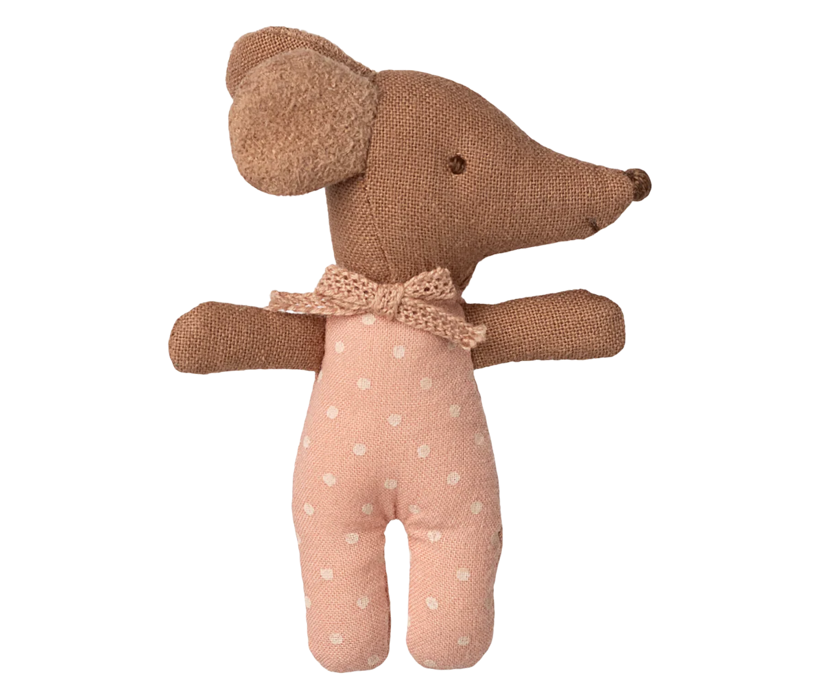 Sleepy Wakey Baby Mouse In Matchbox - Rose 2025 (3Y+)