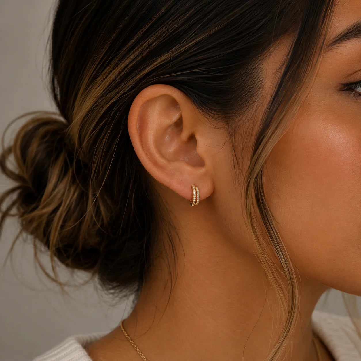 Champagne Double Hoop