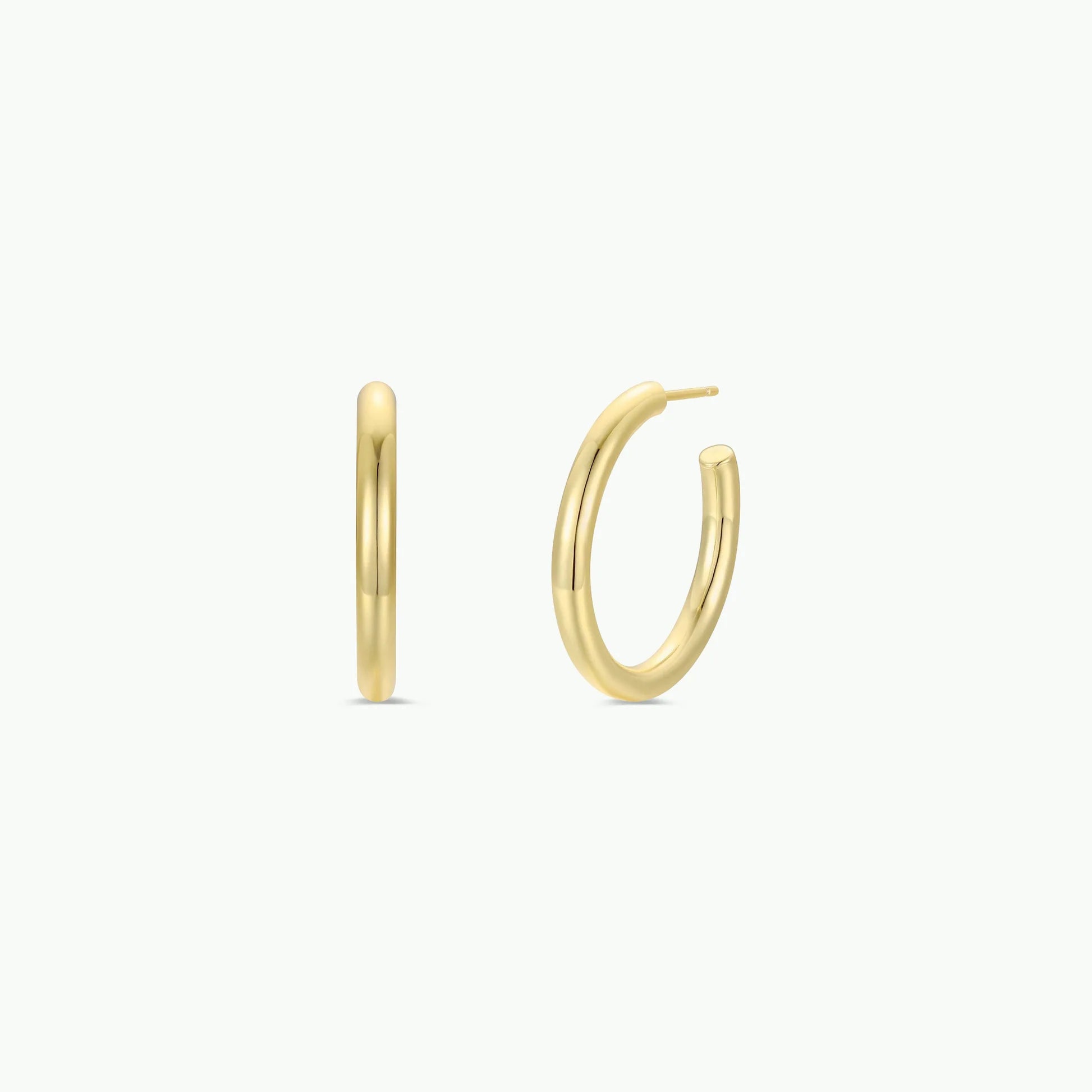 Medium Everyday Hoops - Gold