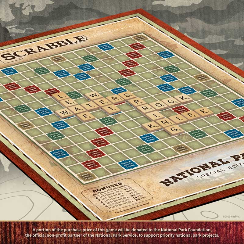 National Parks Scrabble