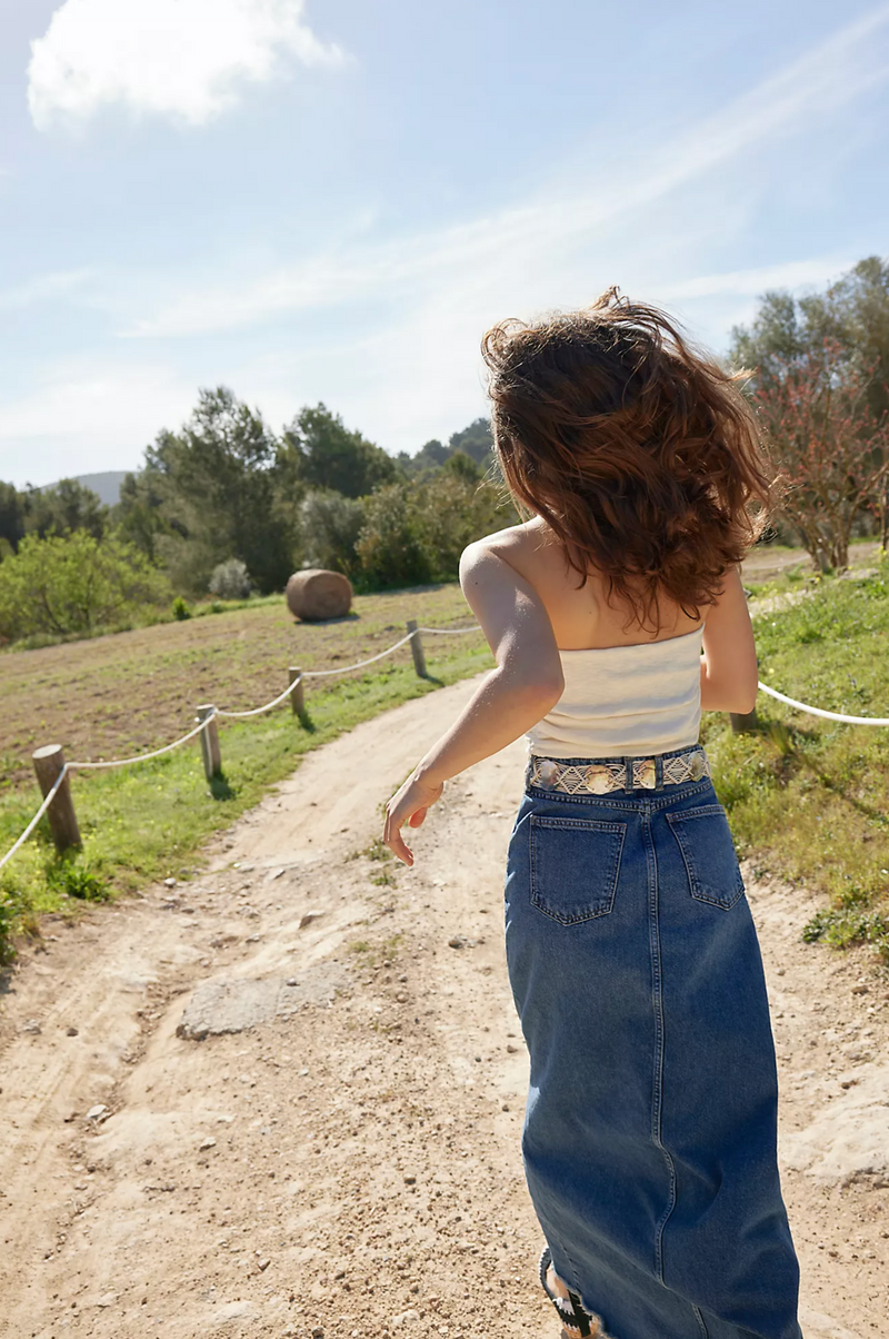 Come As You Are Denim Maxi