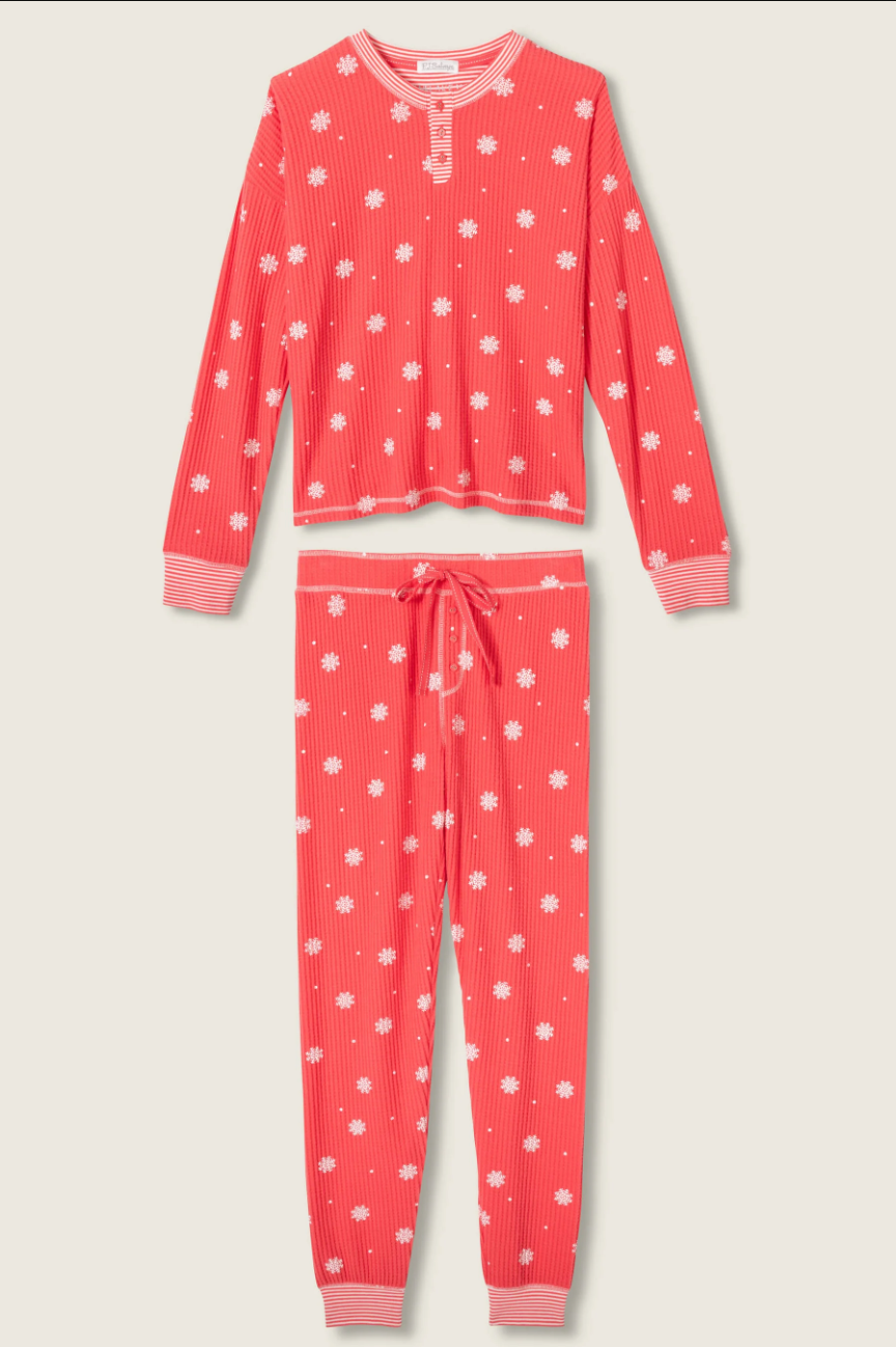 Snowflake Ski Jammie Set