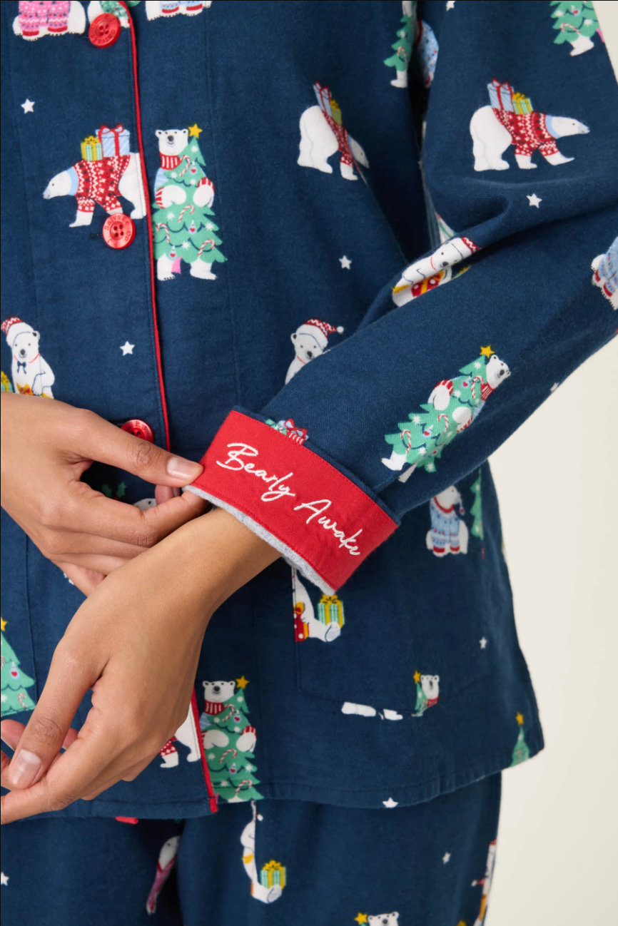 Bearly Awake Flannel PJ Set