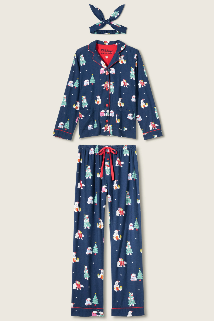 Bearly Awake Flannel PJ Set