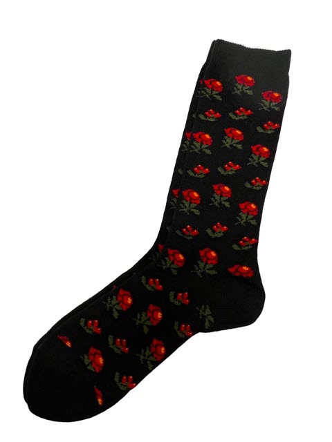Rosa Alpaca Sock | Black
