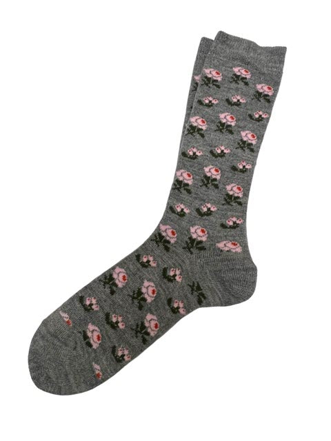 Rosa Alpaca Sock | Charcoal