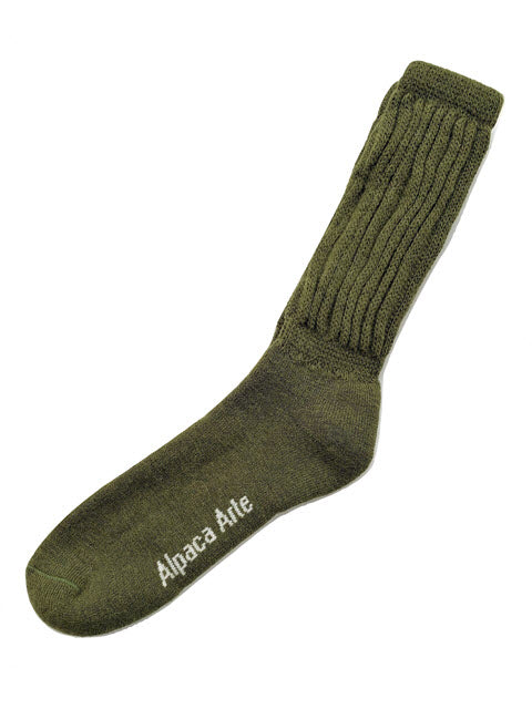 Solid Alpaca Sock | Olive
