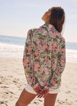 Full Button Down Hipster Shirt | Oasis Floral