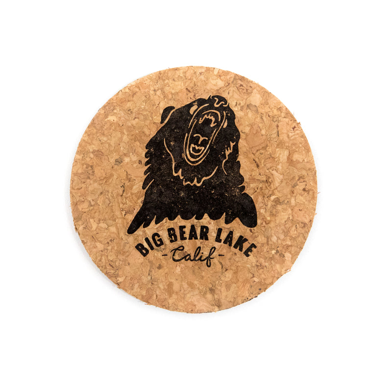 Big Bear Lake Custom Logo - Souvenir Item - Cork Magnet - Women's Clothing Store - Boutique - O KOO RAN - Big Bear Lake California